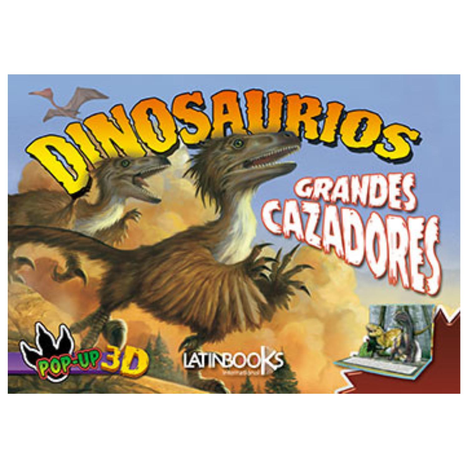 LIBRO DINOSAURIOS POP UP - GRANDES CAZADORES - 2