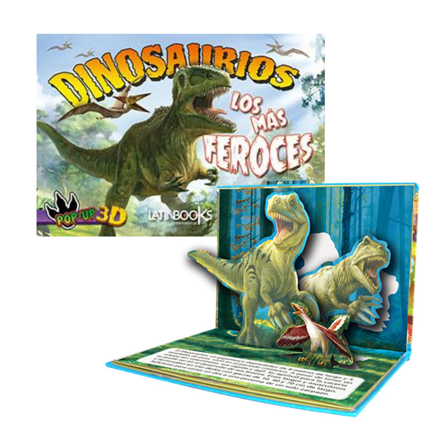 LIBRO DINOSAURIOS POP UP - LOS MÁS FEROCES - 1