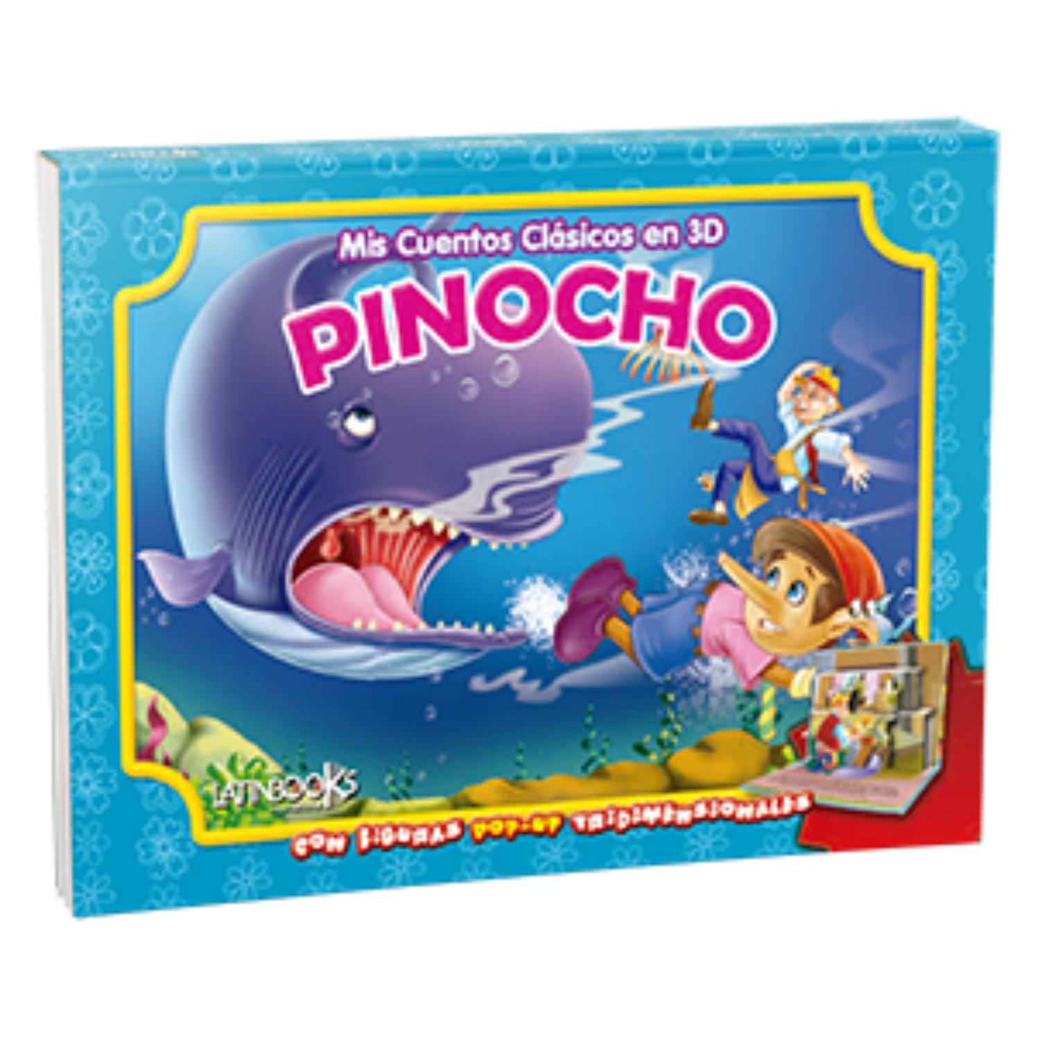 LIBRO MIS CUENTOS CLÁSICOS EN 3D - PINOCHO (POP UP) - 1