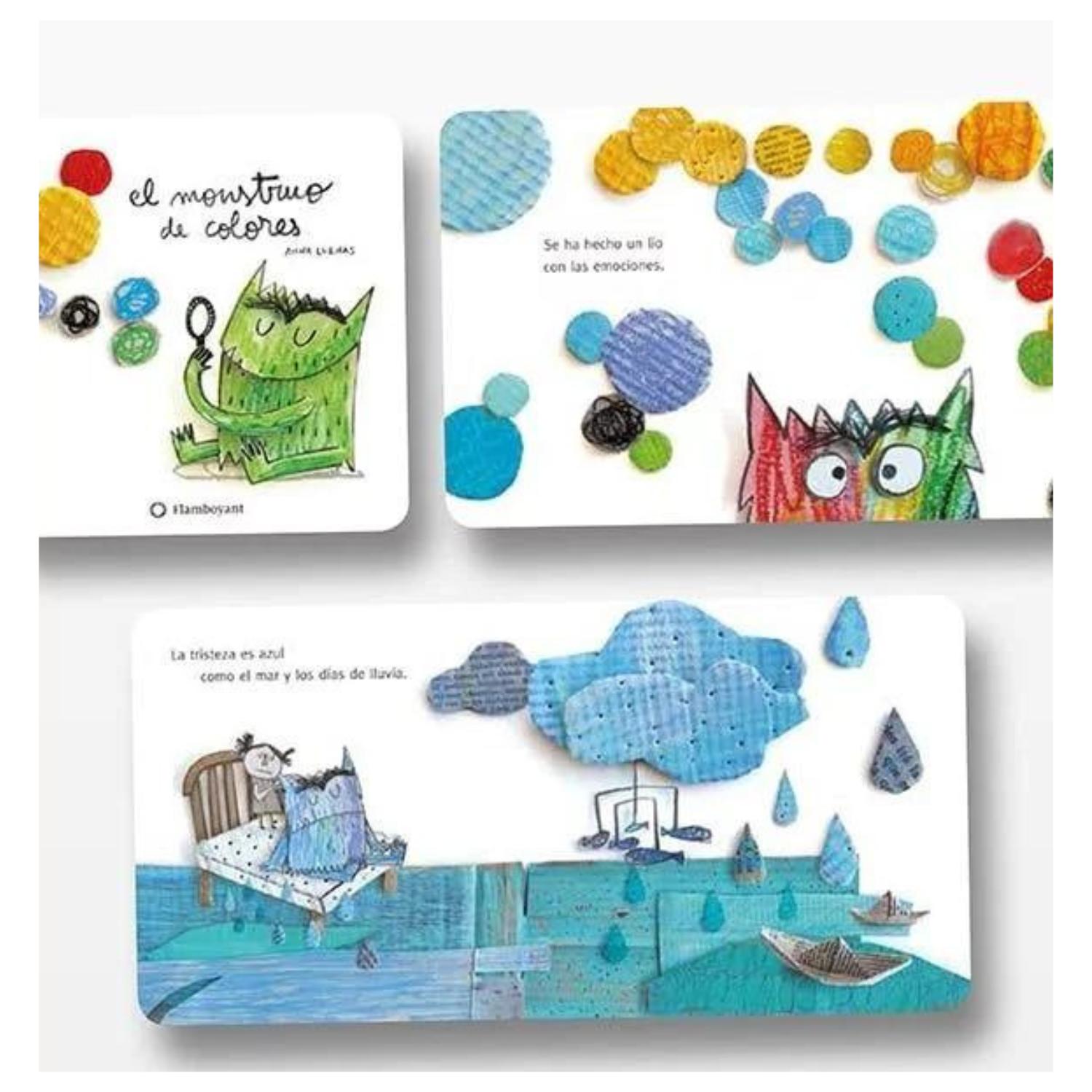 LIBRO EL MONSTRUO DE COLORES - CARTONÉ - ANNA LLENAS - 2