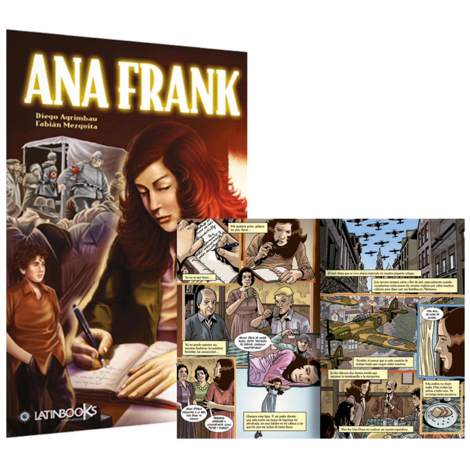 LIBRO ANA FRANK - NOVELA GRÁFICA - LATINBOOKS - 2