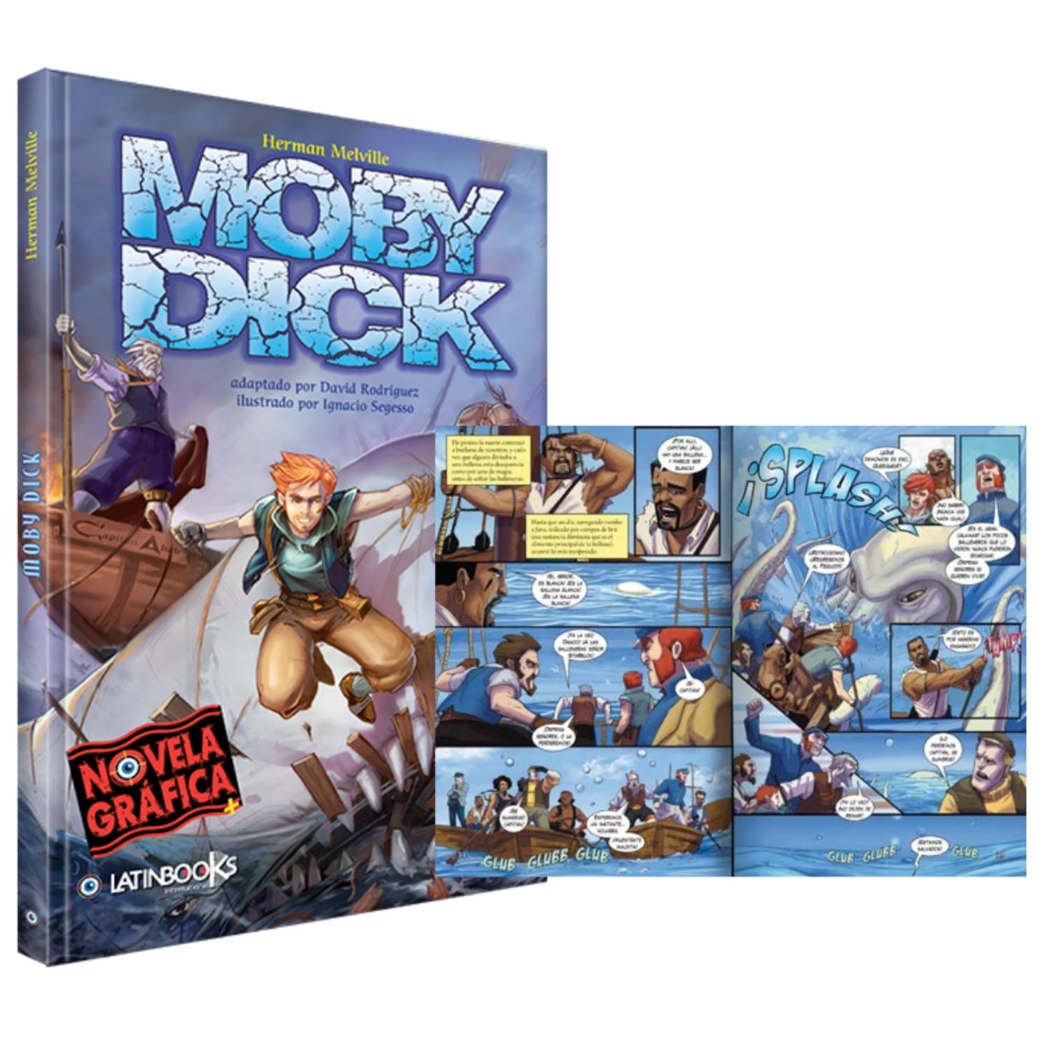 LIBRO MOBY DICK - NOVELA GRÁFICA - LATINBOOKS - 2