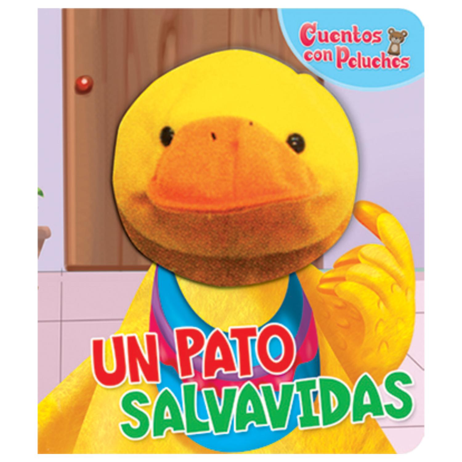LIBRO CUENTOS CON PELUCHES - UN PATO SALVAVIDAS - 1