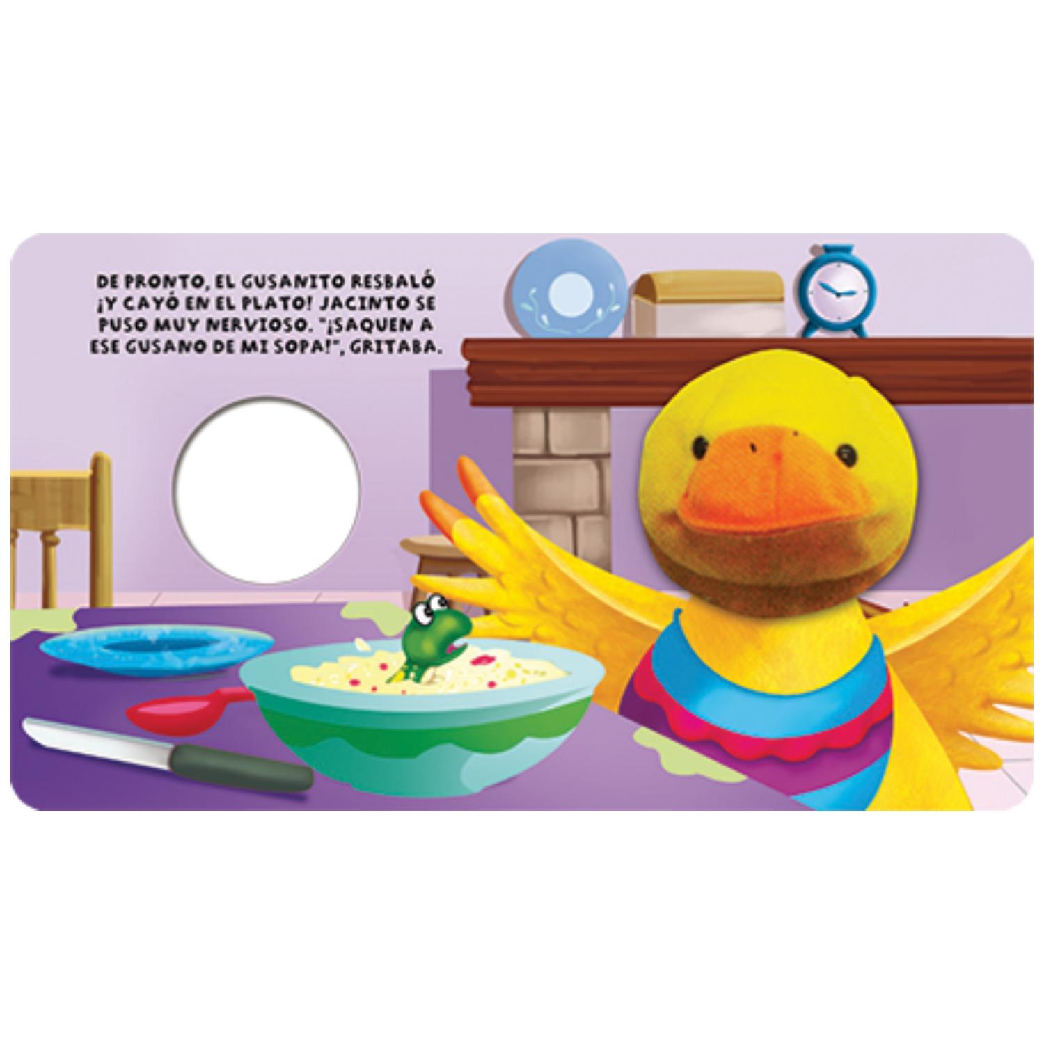 LIBRO CUENTOS CON PELUCHES - UN PATO SALVAVIDAS - 2