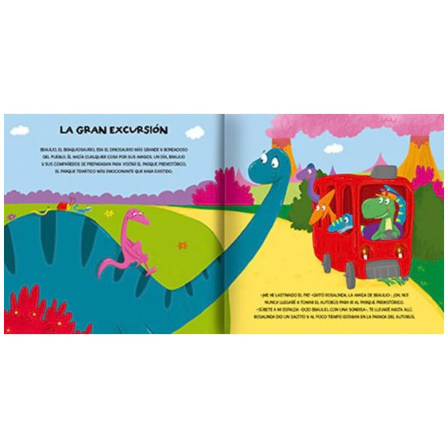 HISTORIAS CON DINOSAURIOS - 2 CUENTOS EN 1 - 2