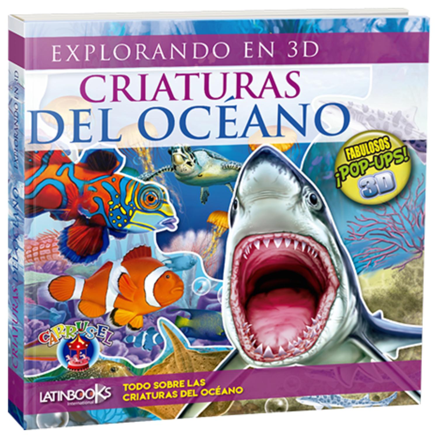 LIBRO EXPLORANDO EN 3D - CRIATURAS DEL OCÉANO - 1