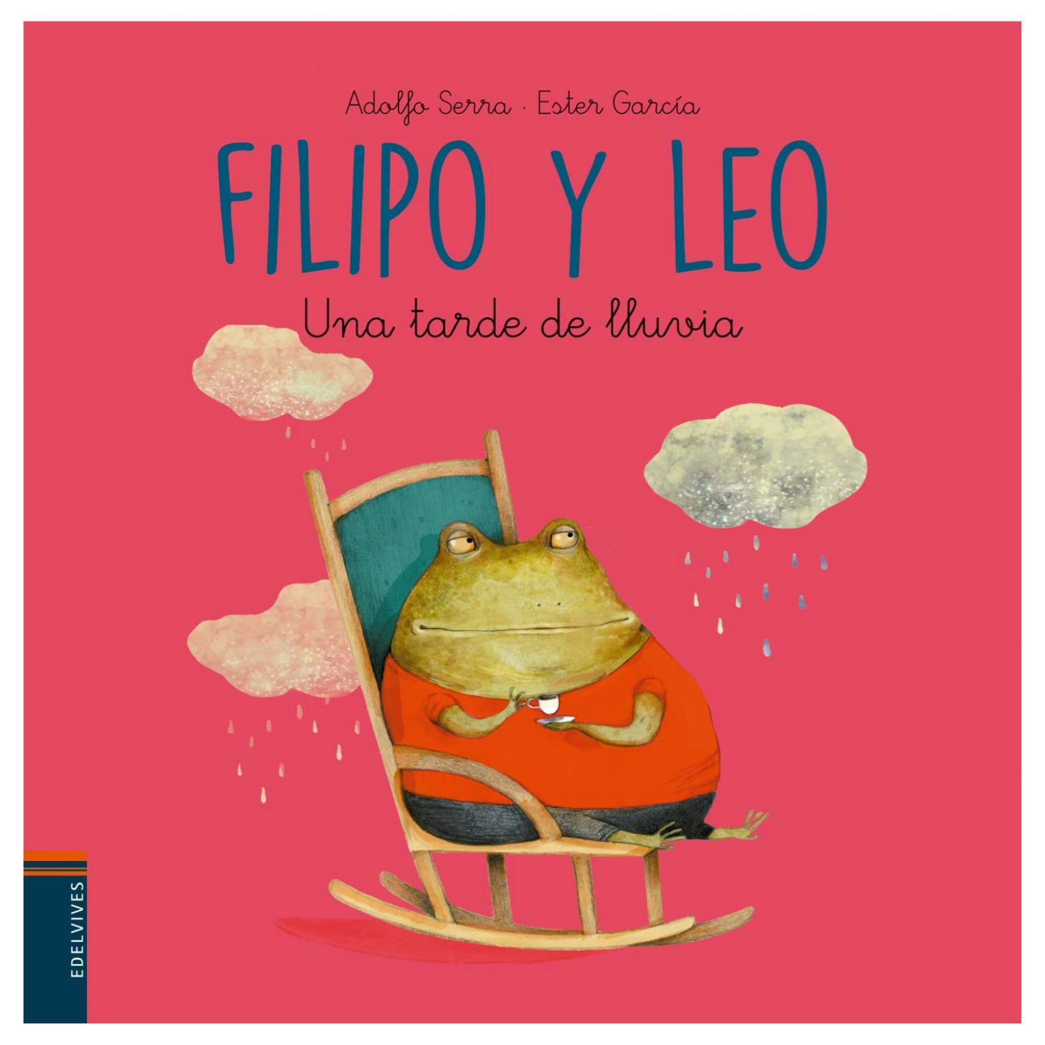 LIBRO UNA TARDE DE LLUVIA - FILIPO Y LEO - 1