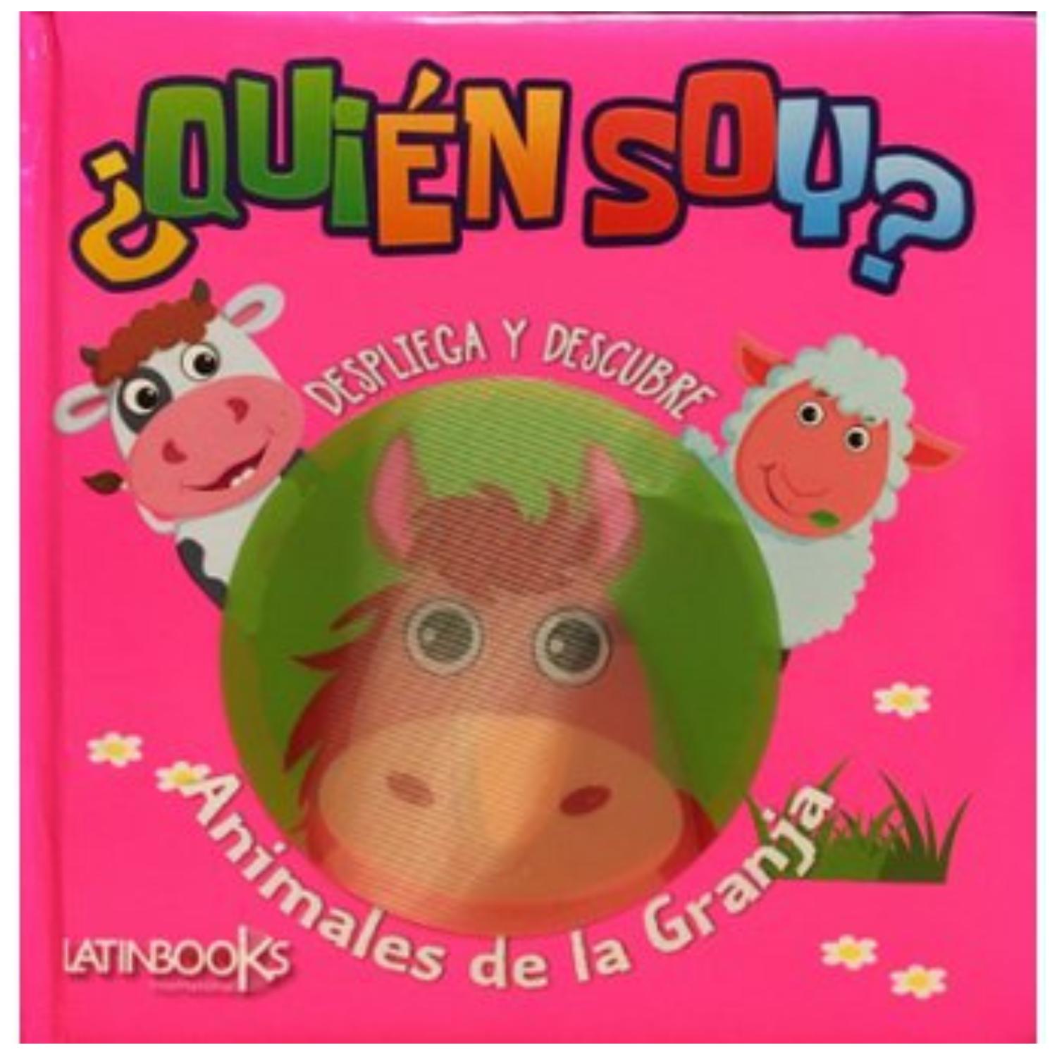LIBRO ¿QUIÉN SOY ? DESPLIEGA Y DESCUBRE ANIMALES DE LA GRANJA - LATINBOOKS - 1