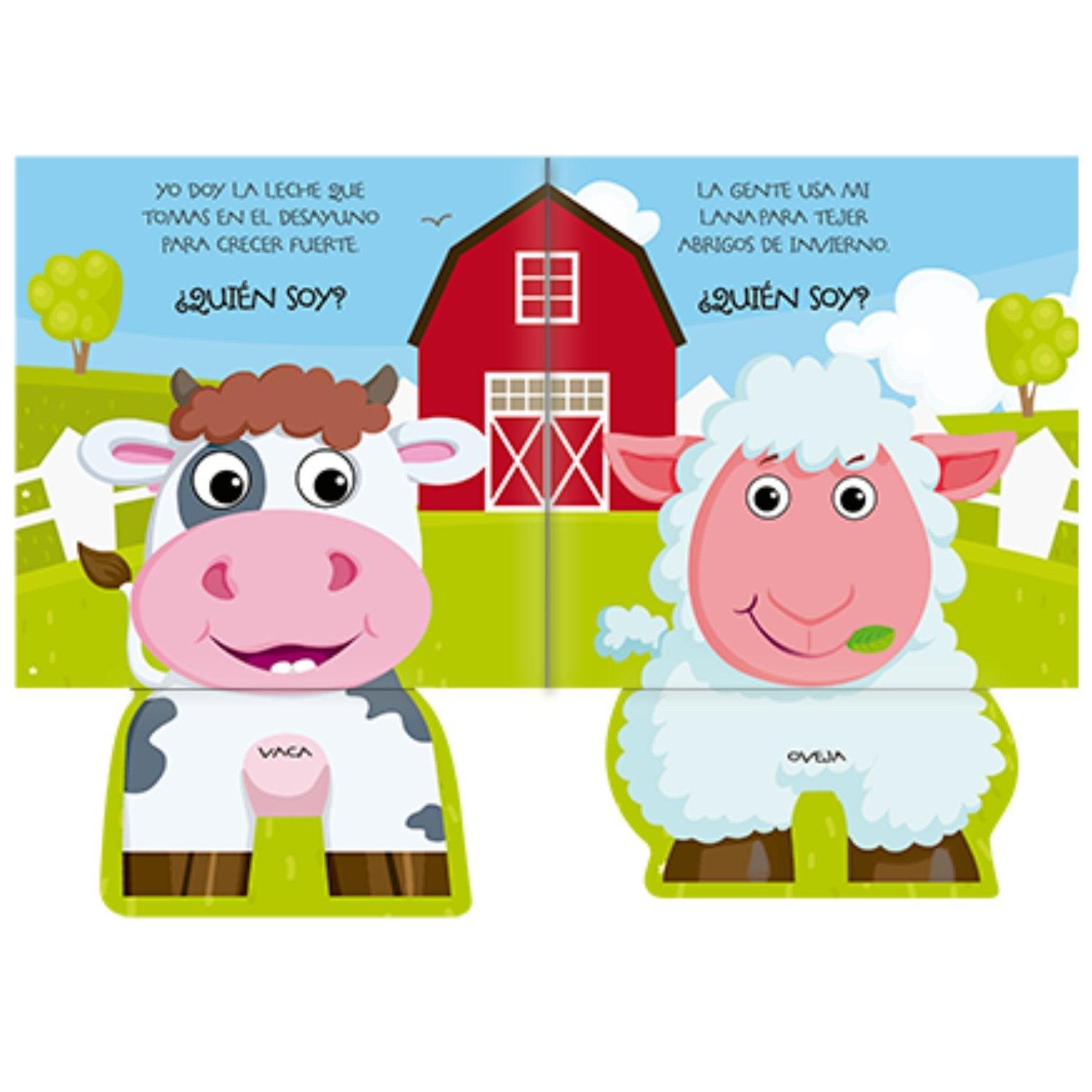 LIBRO ¿QUIÉN SOY ? DESPLIEGA Y DESCUBRE ANIMALES DE LA GRANJA - LATINBOOKS - 2
