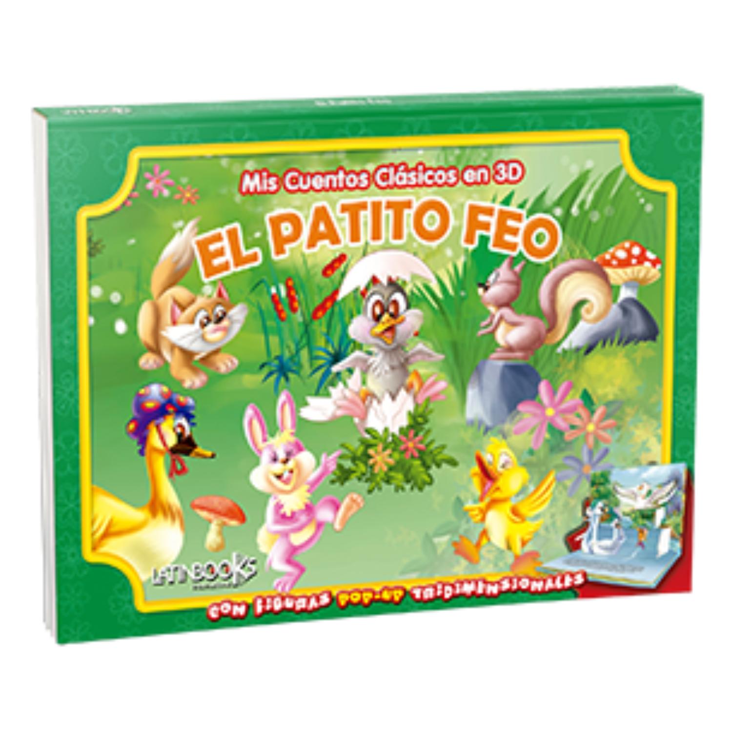 LIBRO MIS CUENTOS CLASICOS EN 3D - EL PATITO FEO (POP UP)