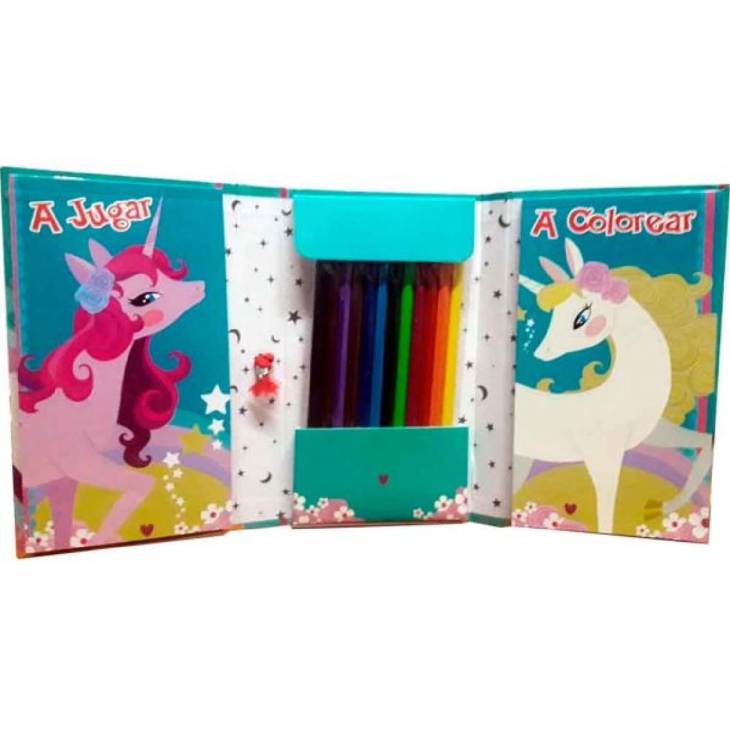 LIBRO RELAX ARTE KIDS - KIT DE ARTE - UNICORNIOS - 3