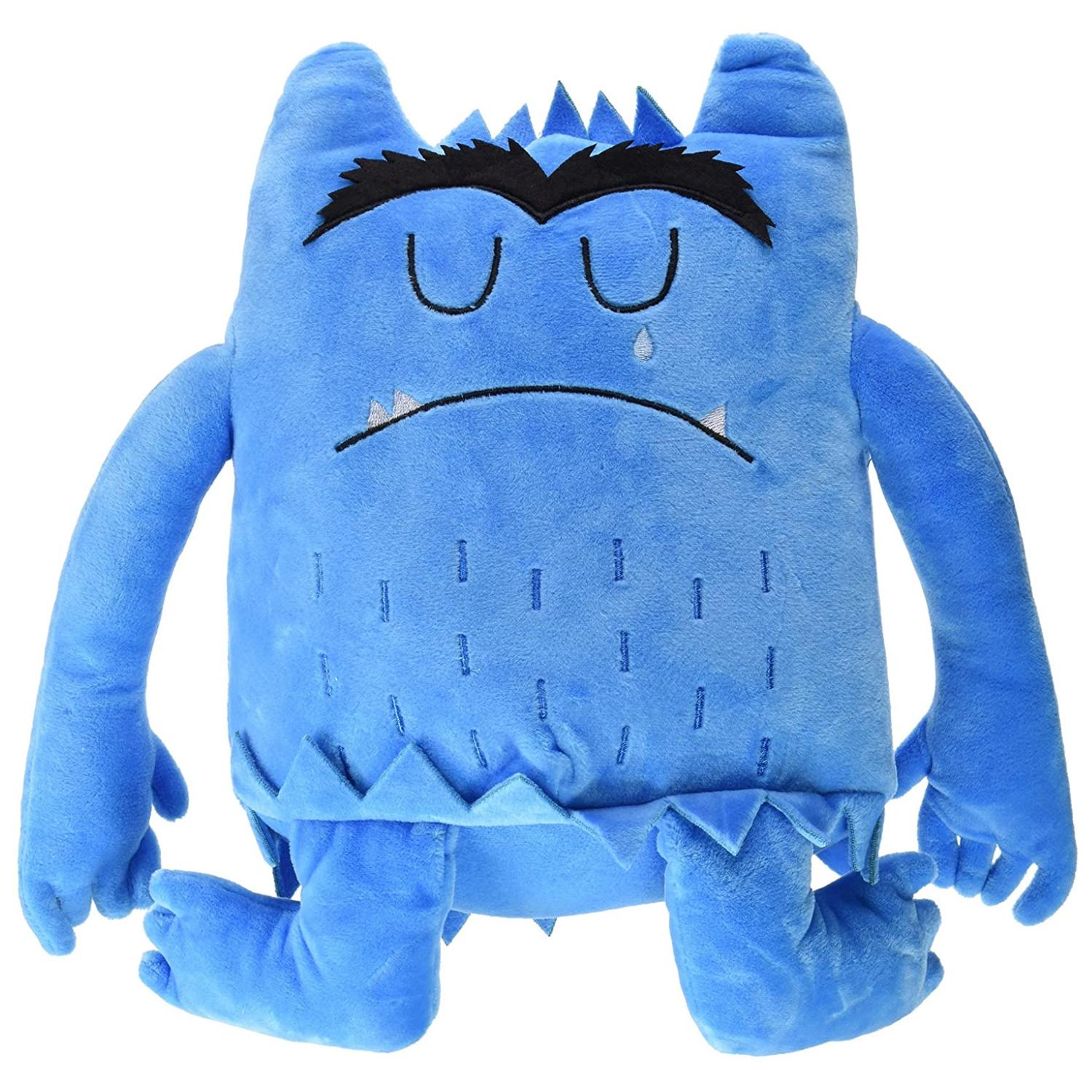 LIBRO PELUCHE AZUL - MONSTRUO DE COLORES - ANNA LLENAS - 1