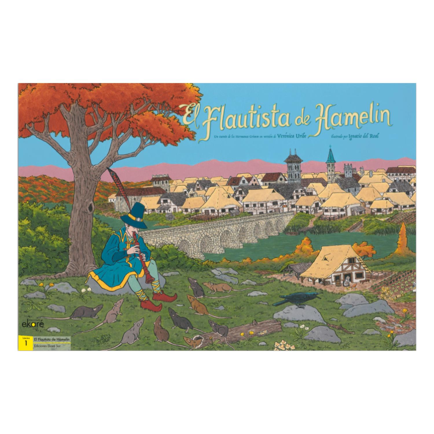 LIBRO LÁMINAS EL FLAUTISTA DE HAMELIN - 1