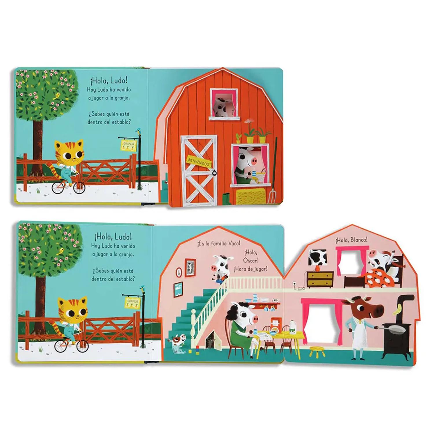 UN LIBRO CON SOLAPAS - HOLA GRANJA - NICOLA SLATER - 2