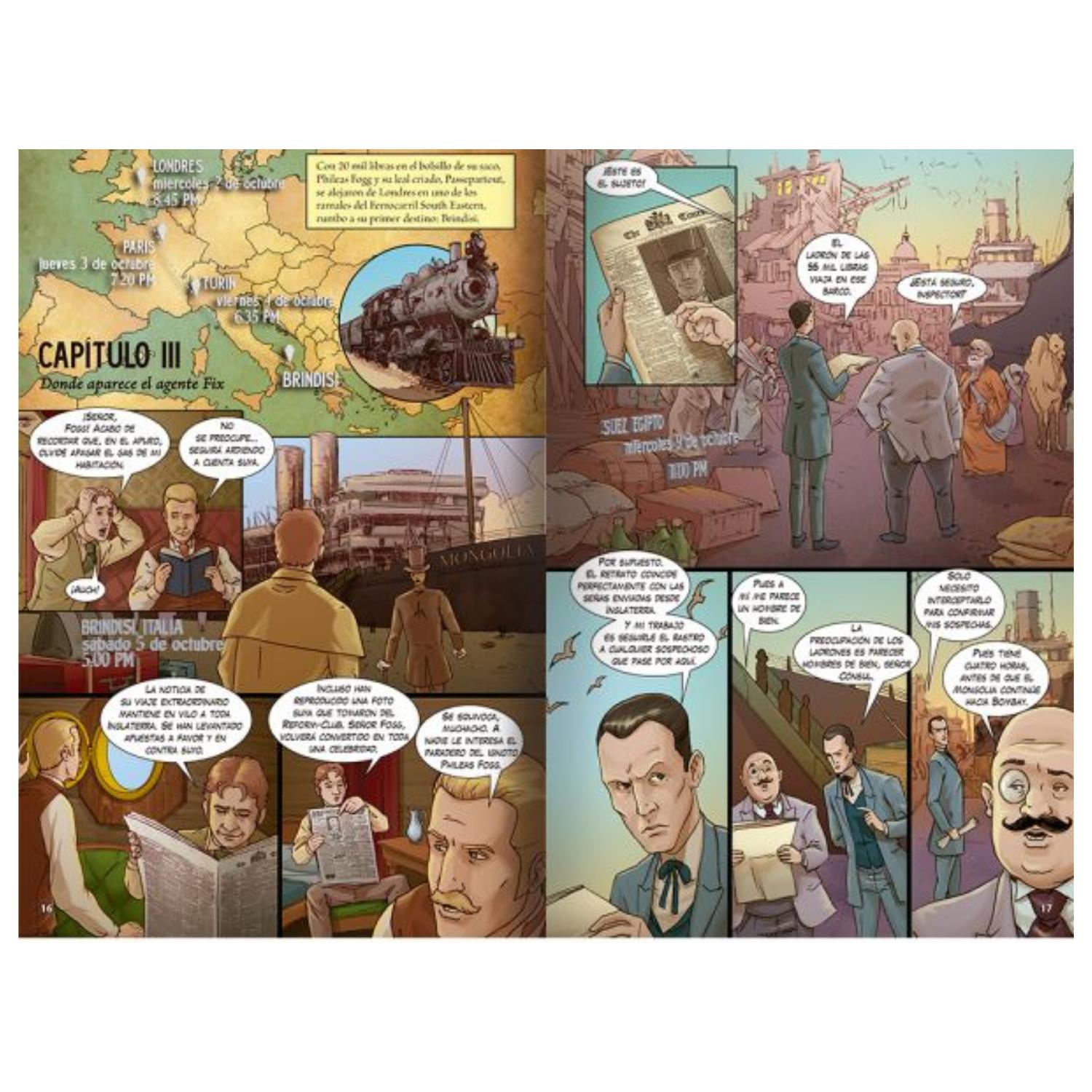 LA VUELTA AL MUNDO EN 80 DÍAS - NOVELA GRÁFICA - 4