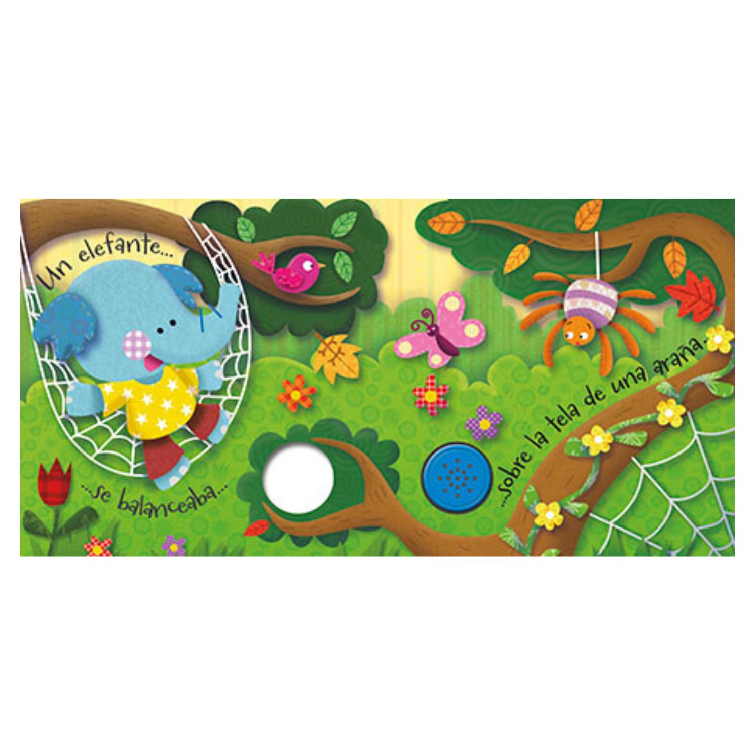 LIBRO UN ELEFANTE SE BALANCEABA - CANCIONES DEL JARDÍN SERIE ARRORRÓ - LATINBOOKS - 2