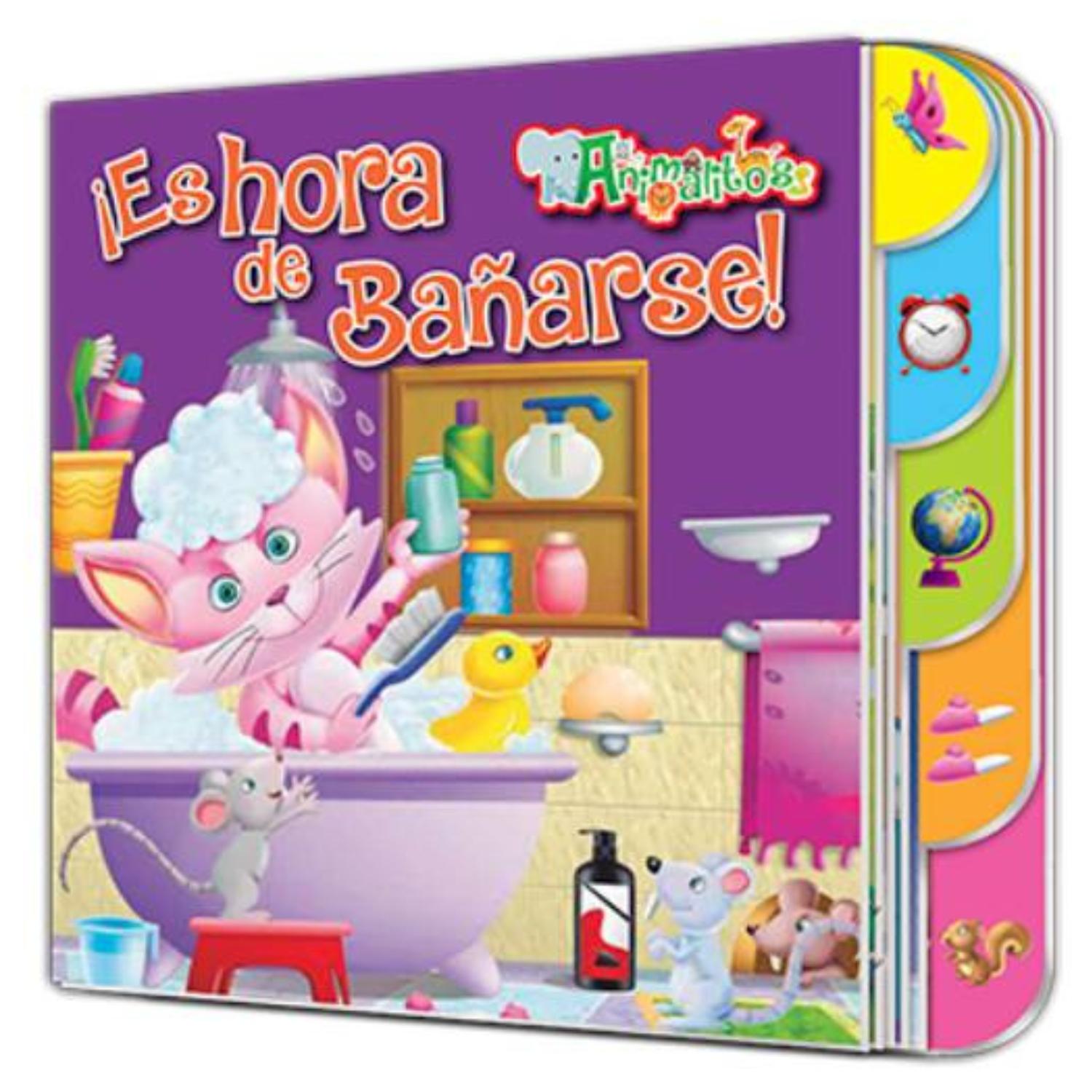 LIBRO ¡ES HORA DE BAÑARSE! - COLECCIÓN ANIMALITOS - 1