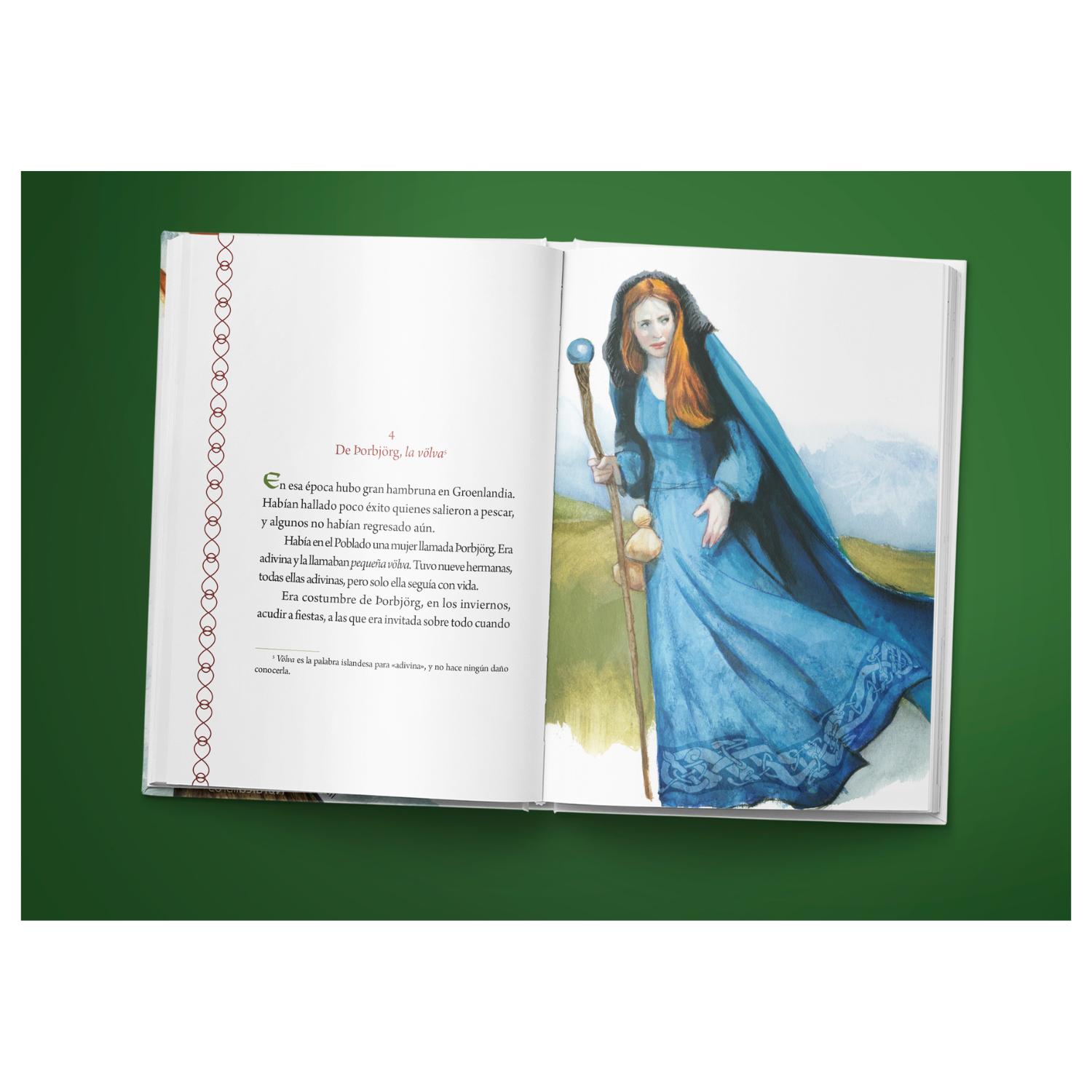 LIBRO LA SAGA DE EIRÍK EL ROJO - ANÓNIMO - ILUSTRADO POR FERNANDO VICENTE - 2