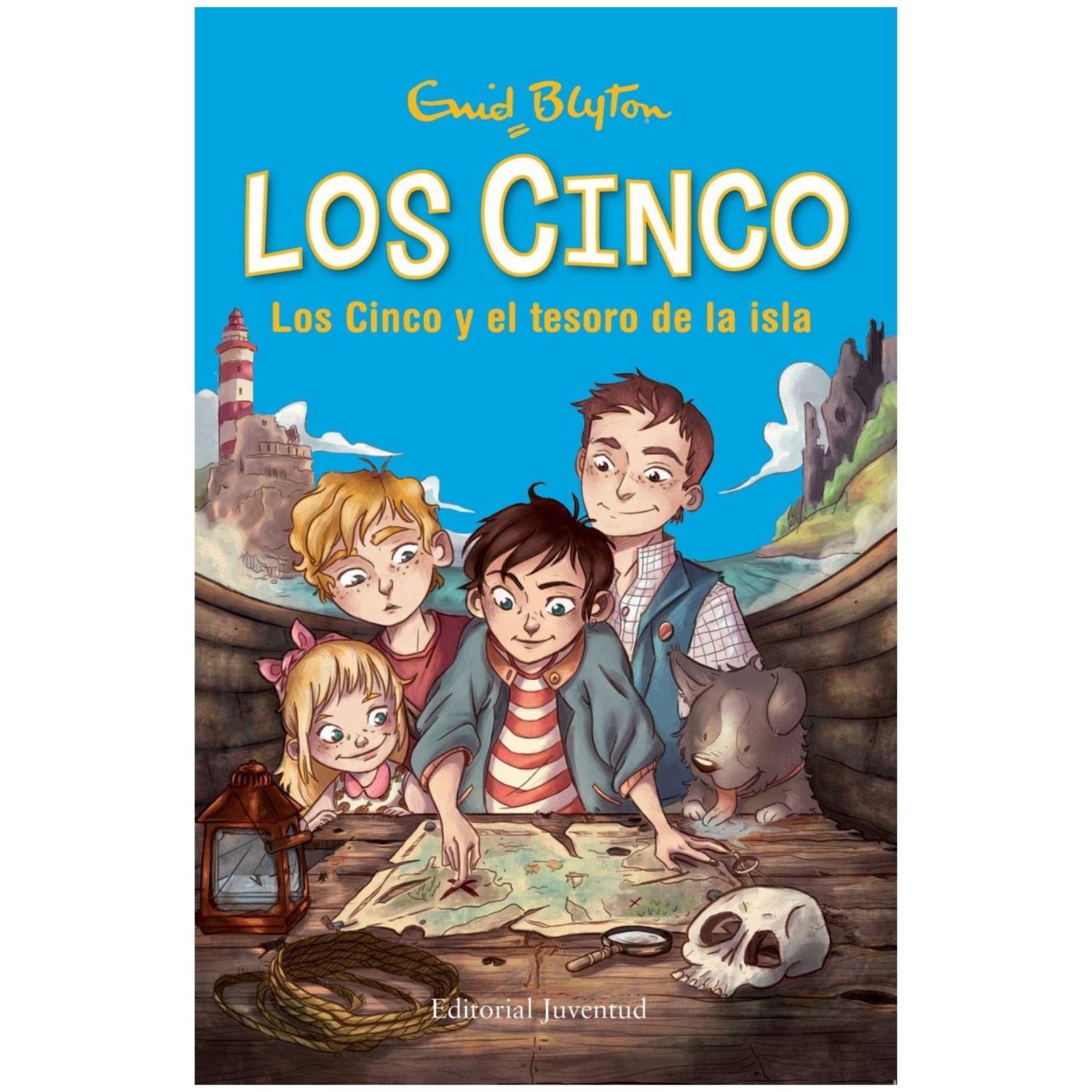 LIBRO LOS CINCO Y EL TESORO DE LA ISLA - 1
