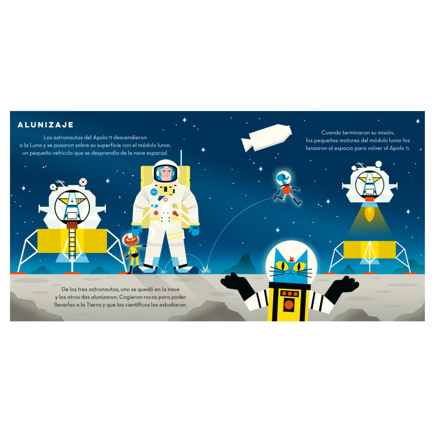 LIBRO EL PROFESOR ASTRO CAT Y LOS COHETES ESPACIALES - 4