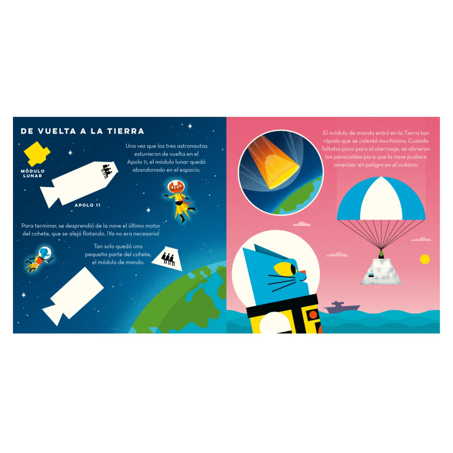 LIBRO EL PROFESOR ASTRO CAT Y LOS COHETES ESPACIALES - 5