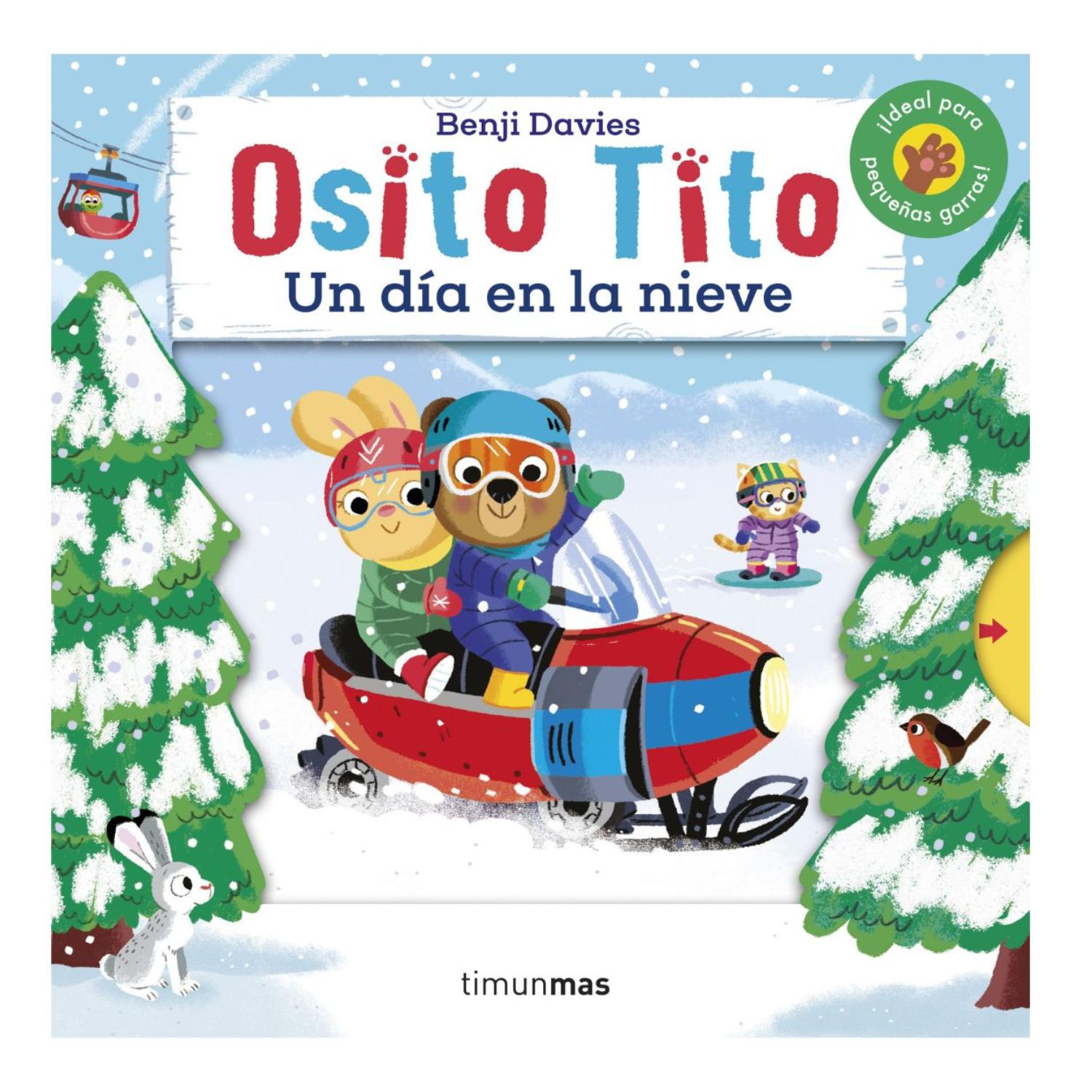 LIBRO OSITO TITO - UN DÍA EN LA NIEVE - BENJI DAVIES - 1