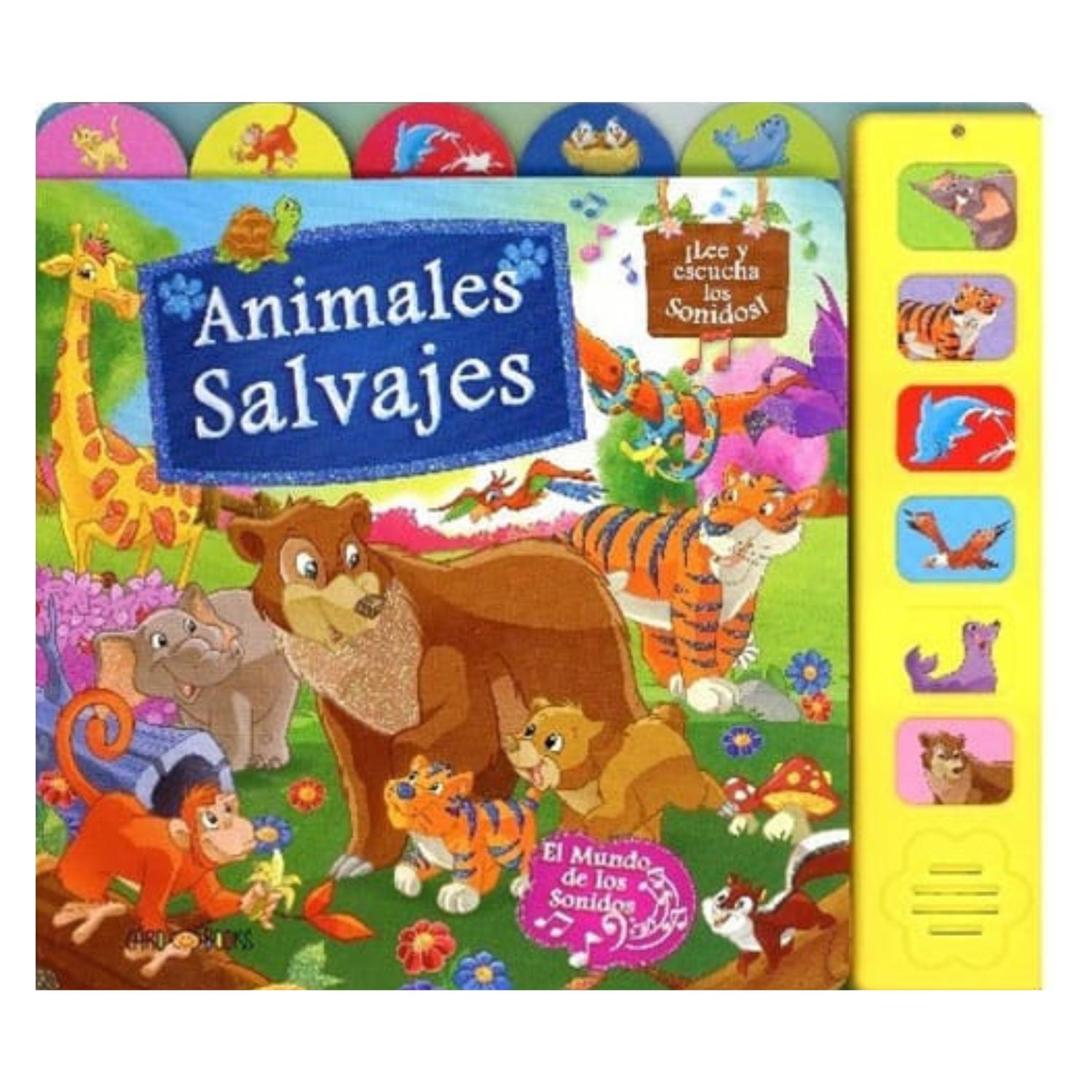LIBRO ANIMALES SALVAJES - ¡LEE Y ESCUCHA LOS SONIDOS! - ARTEMISA - 1