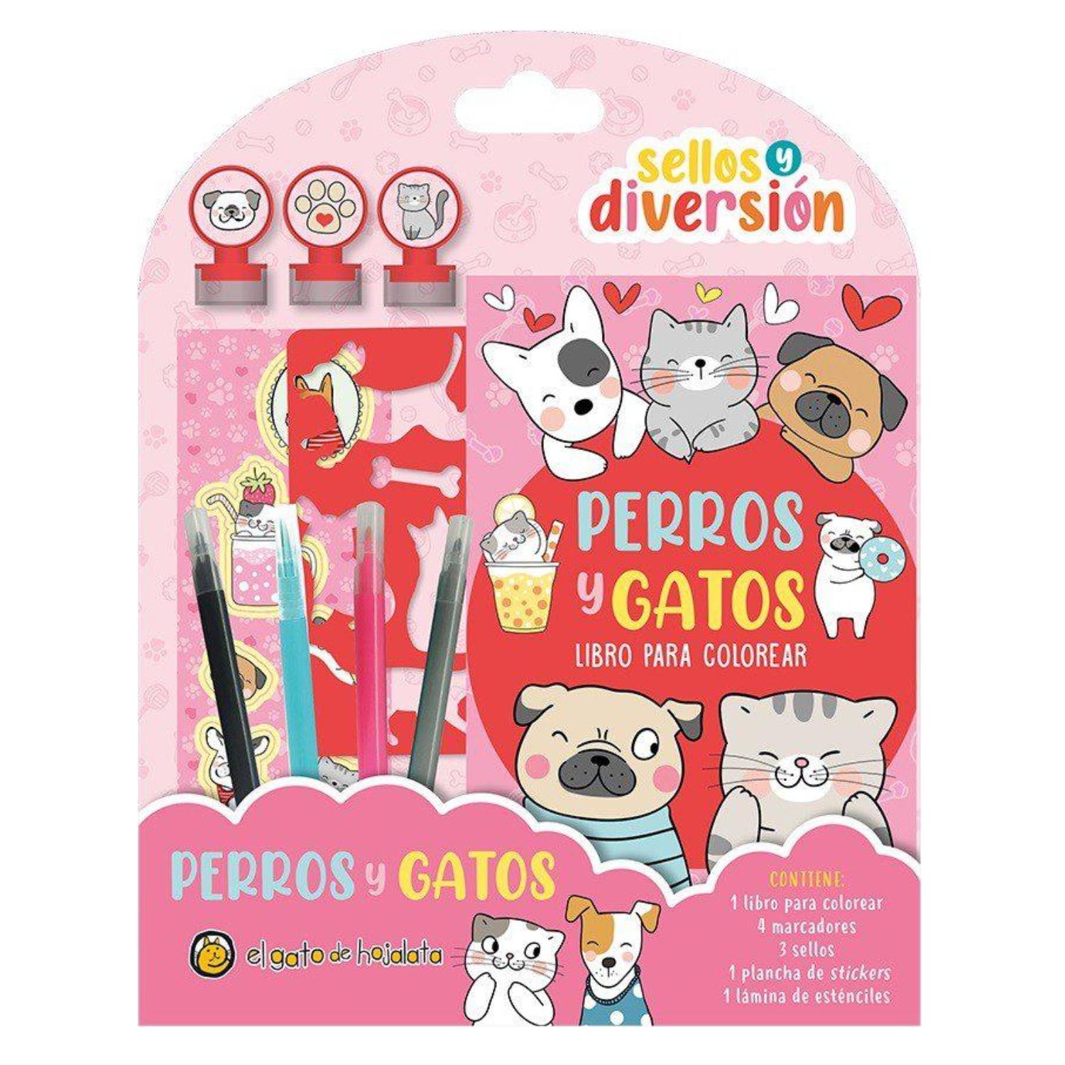 PERROS Y GATOS - SELLOS Y DIVERSIÓN - 1