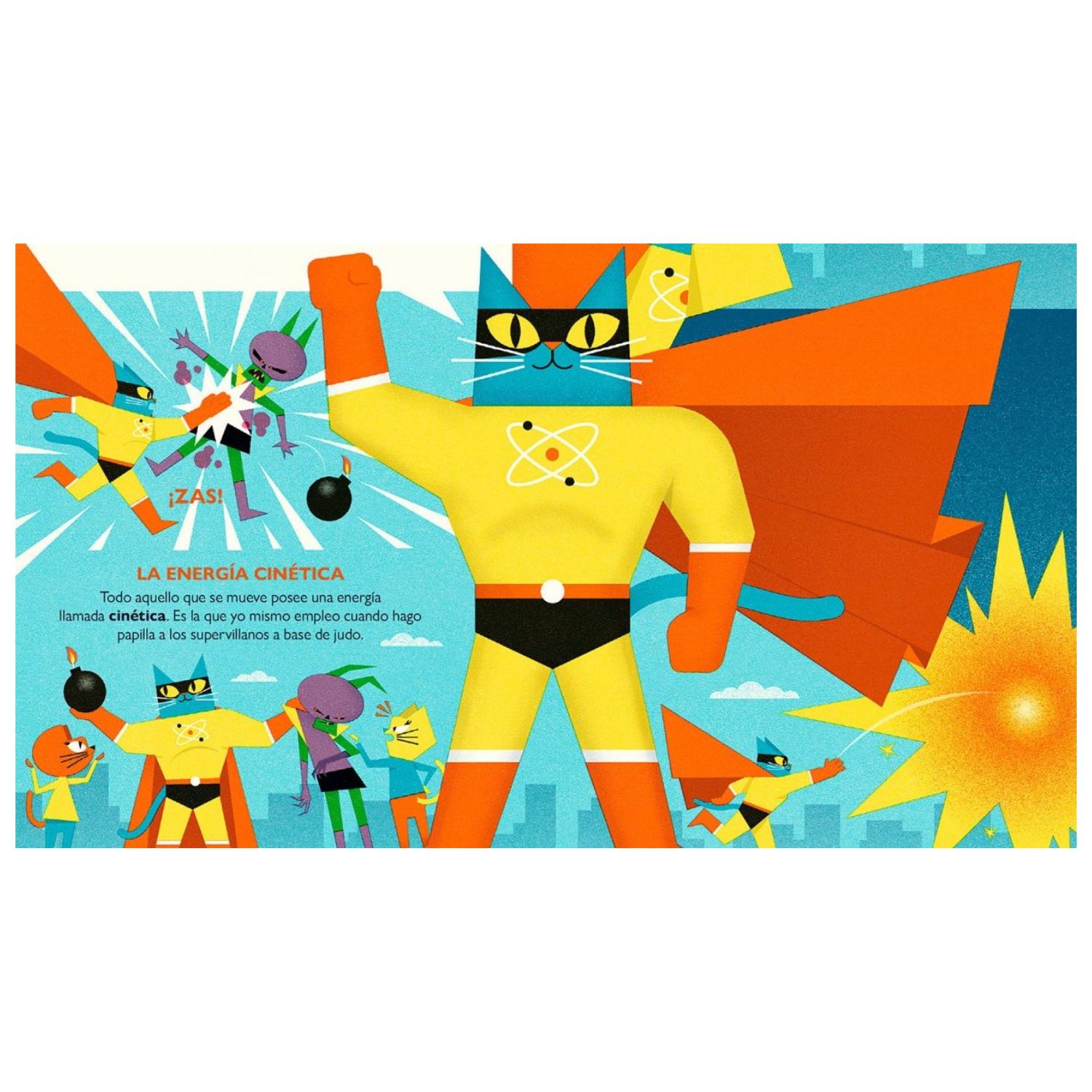 LIBRO LA AVENTURA ATÓMICA DEL PROFESOR ASTRO CAT - 7