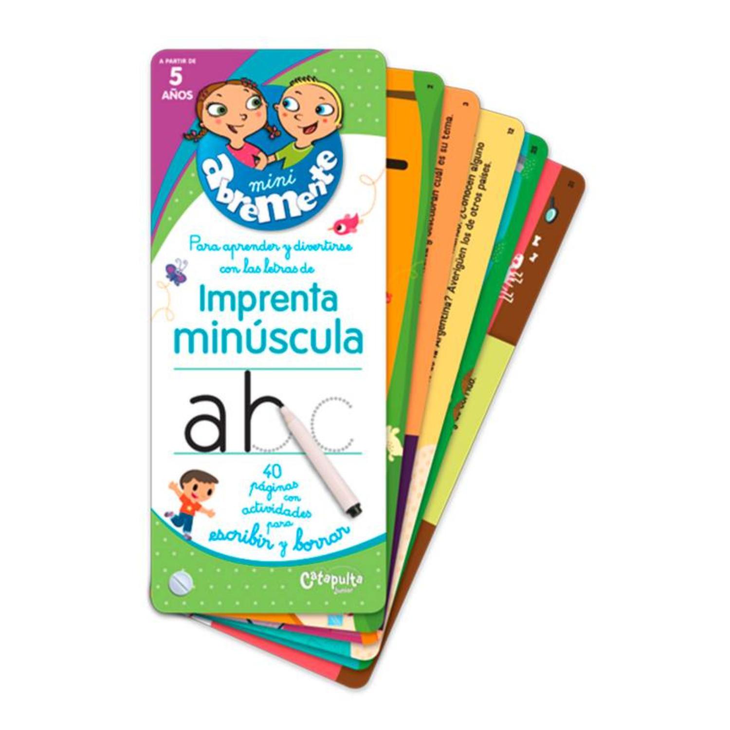 LIBRO MINI ABREMENTE - MINUSCULAS - 1