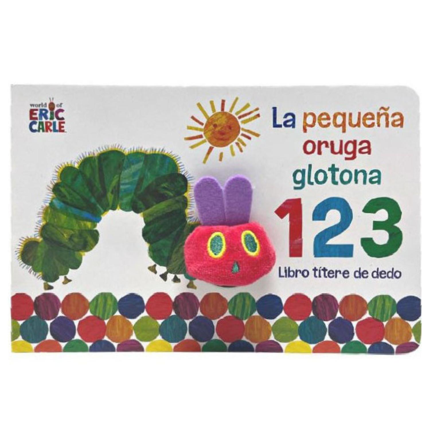 LA PEQUEÑA ORUGA GLOTONA 123 LIBRO: TÍTERE DE DEDO - 1