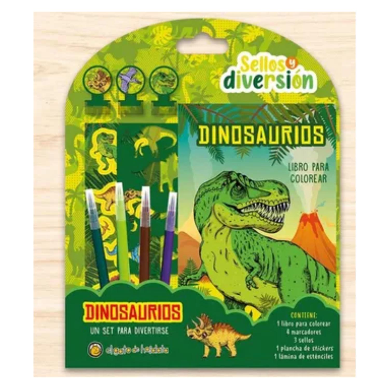 DINOSAURIOS - SELLOS Y DIVERSIÓN - 1