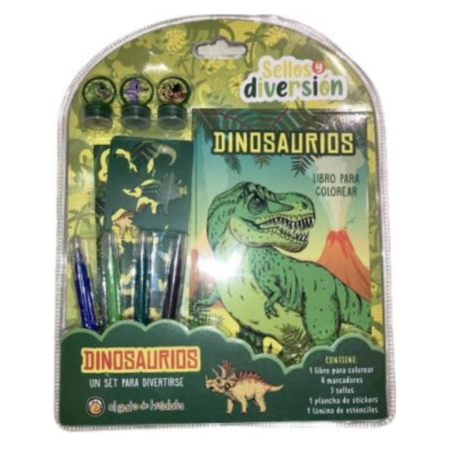 DINOSAURIOS - SELLOS Y DIVERSIÓN - 2