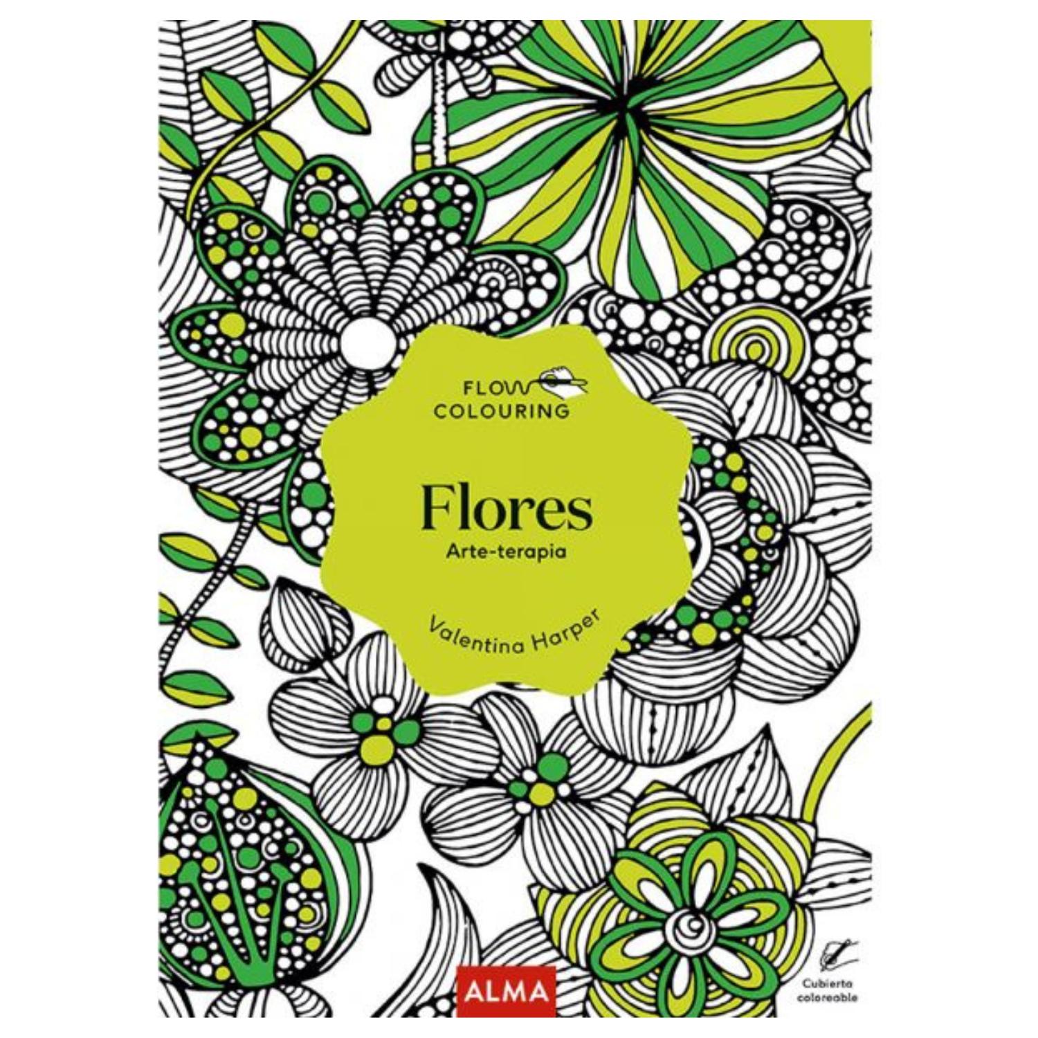 LIBRO FLORES - FLOW COLOURING - 1
