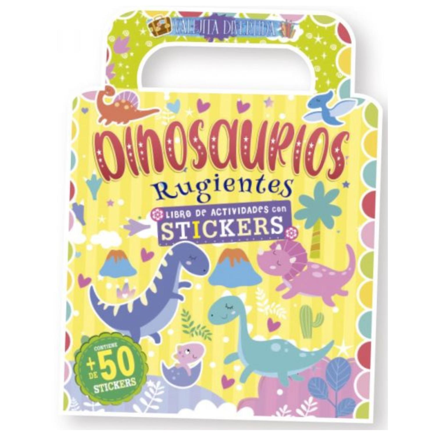 LIBRO DINOSAURIOS RUGIENTES - COLECCIÓN VALIJITA DIVERTIDA - 1