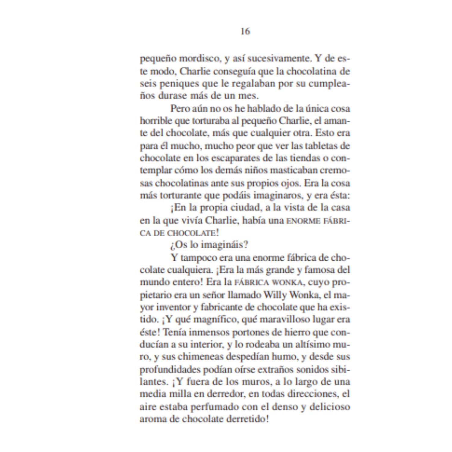 LIBRO CHARLIE Y LA FÁBRICA DE CHOCOLATES - ROALD DAHL - 4