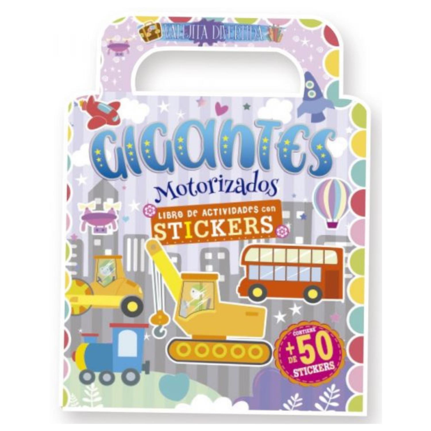 LIBRO GIGANTES MOTORIZADOS - COLECCIÓN VALIJITA DIVERTIDA - 1