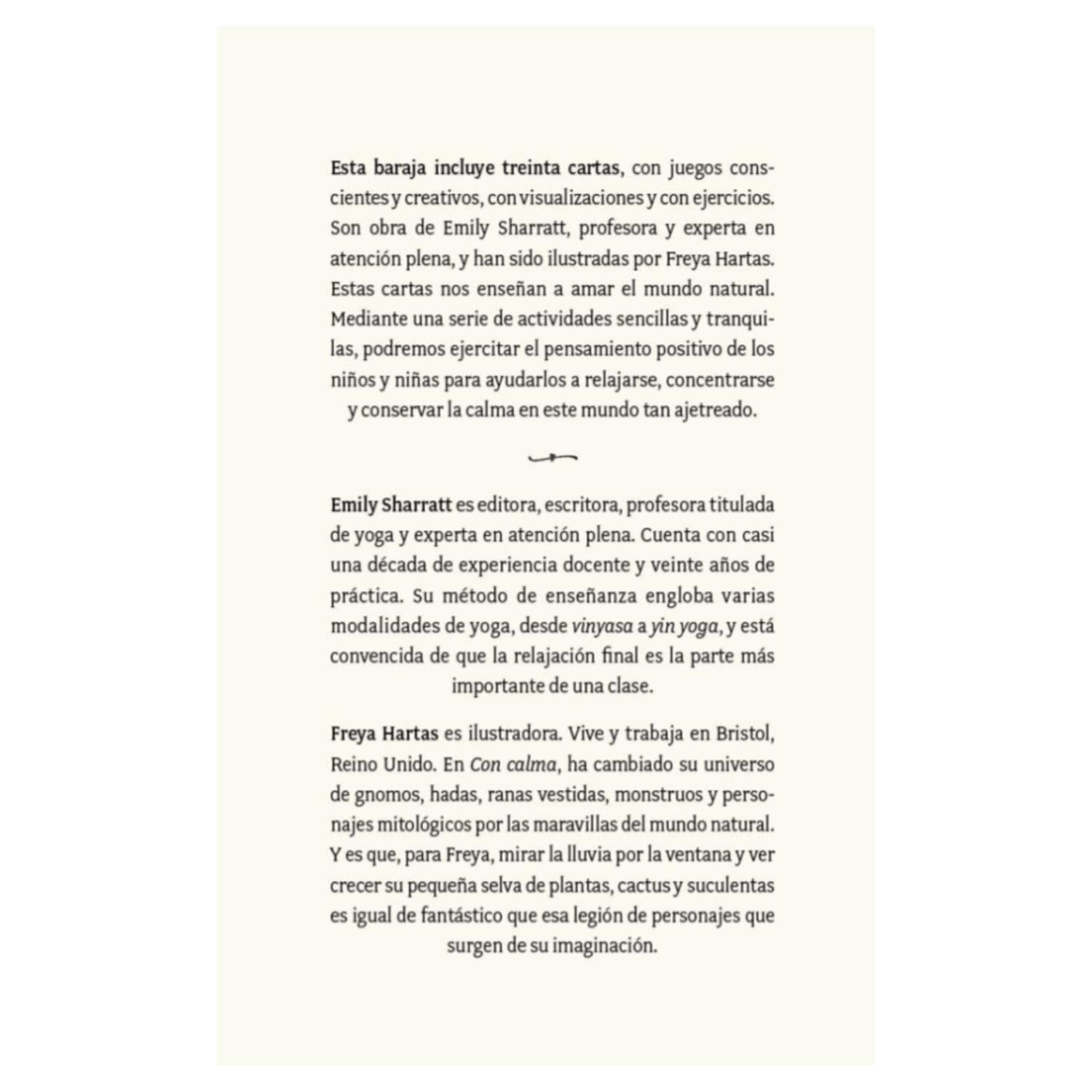 LIBRO CON CALMA (CARTAS): 30 ACTIVIDADES MINDFULNES - 3