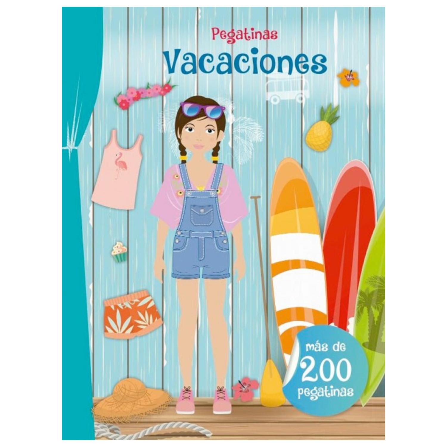LIBRO VACACIONES - MÁS DE 200 PEGATINAS - 1