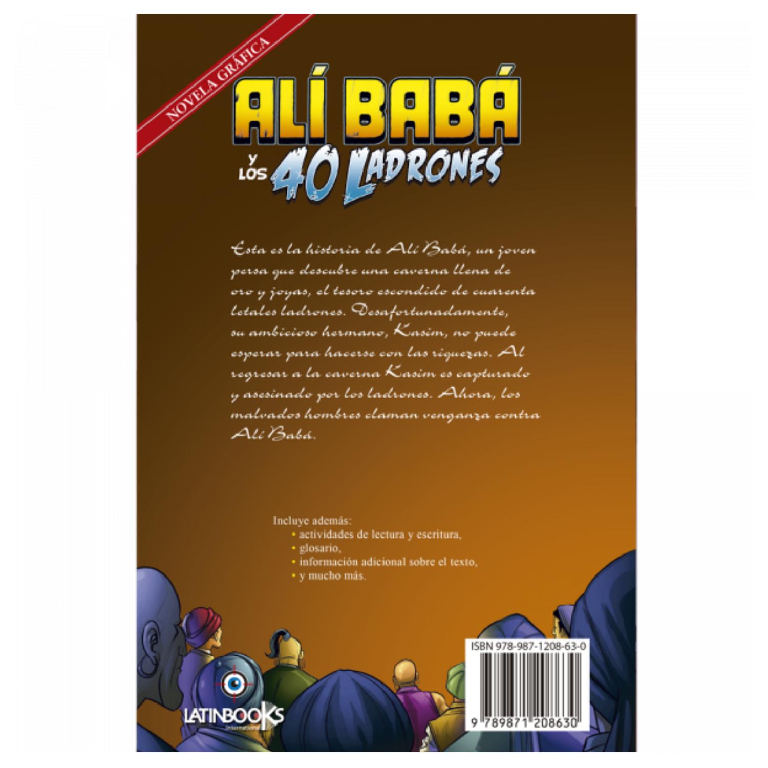 LIBRO ALÍ BABÁ Y LOS 40 LADRONES - NOVELA GRÁFICA - 3