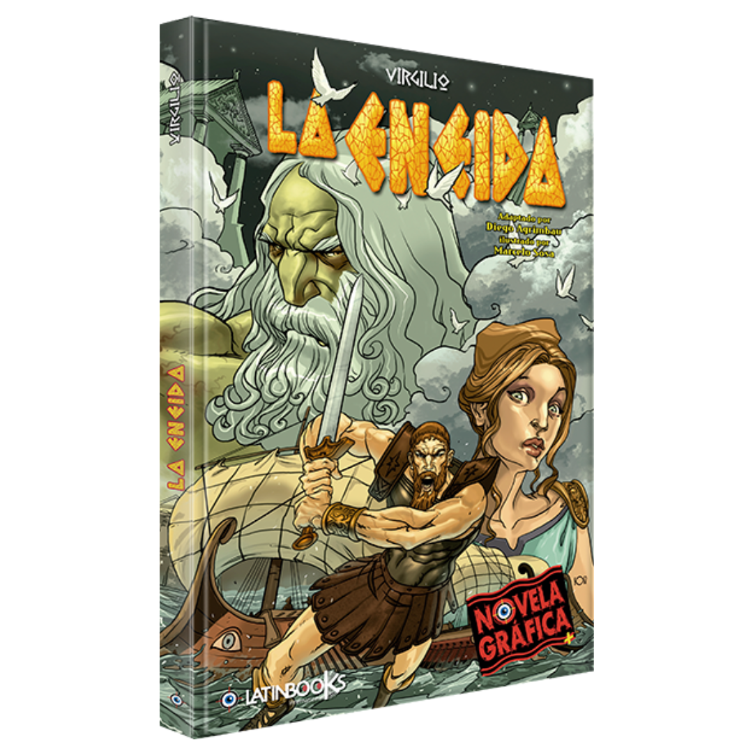 LIBRO LA ENEÍDA - NOVELA GRÁFICA - VIRGILIO - 1