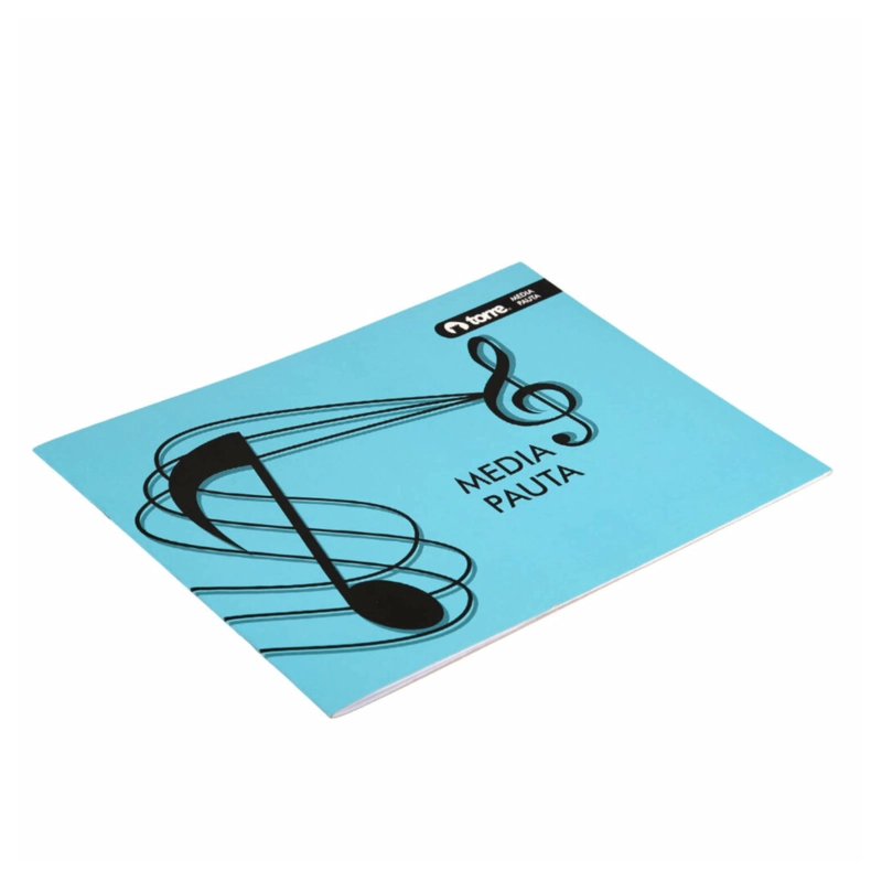 CUADERNO MÚSICA MEDIA PAUTA - 2