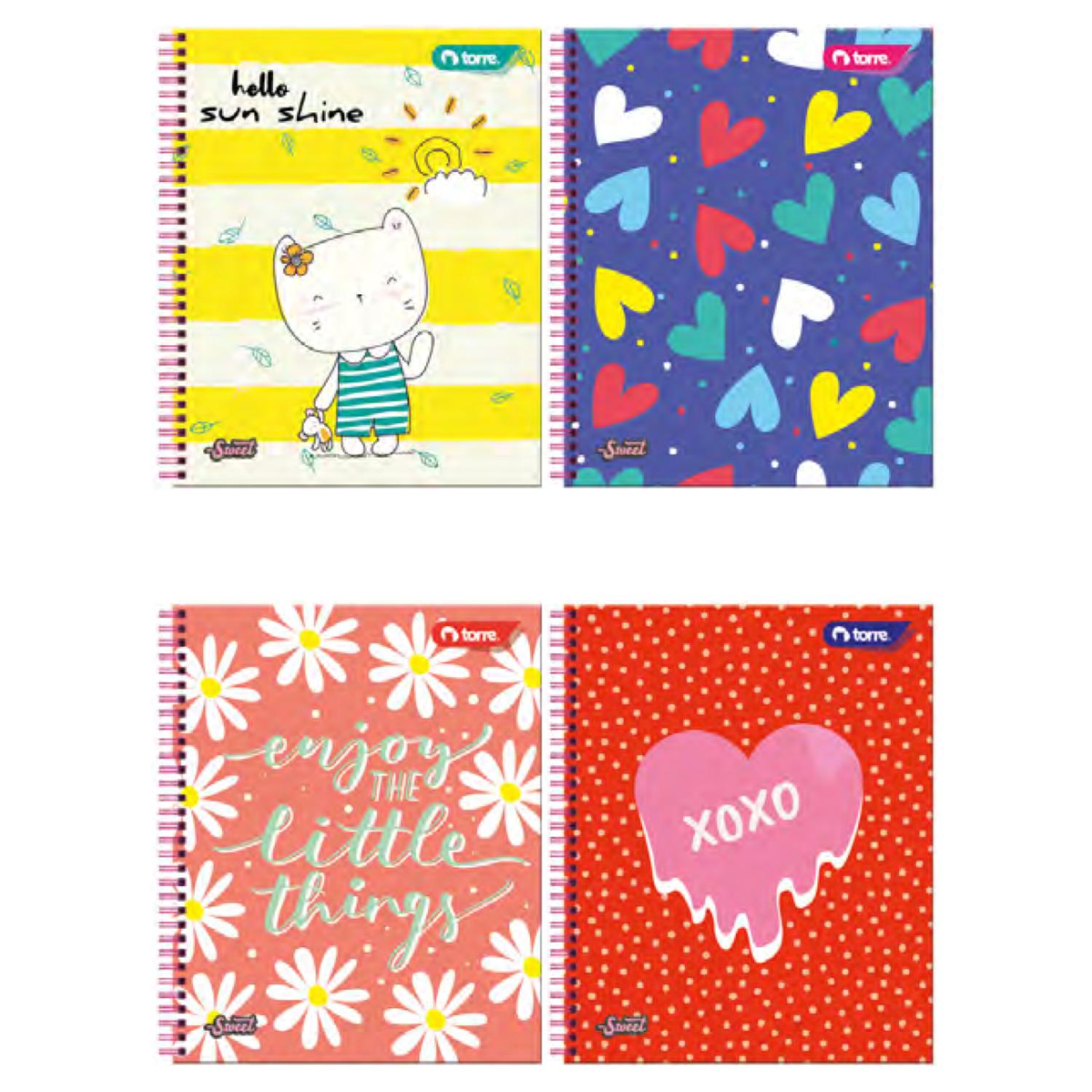 PACK 10 CUADERNOS UNIV. MUJER 7MM 100 HJS - 2