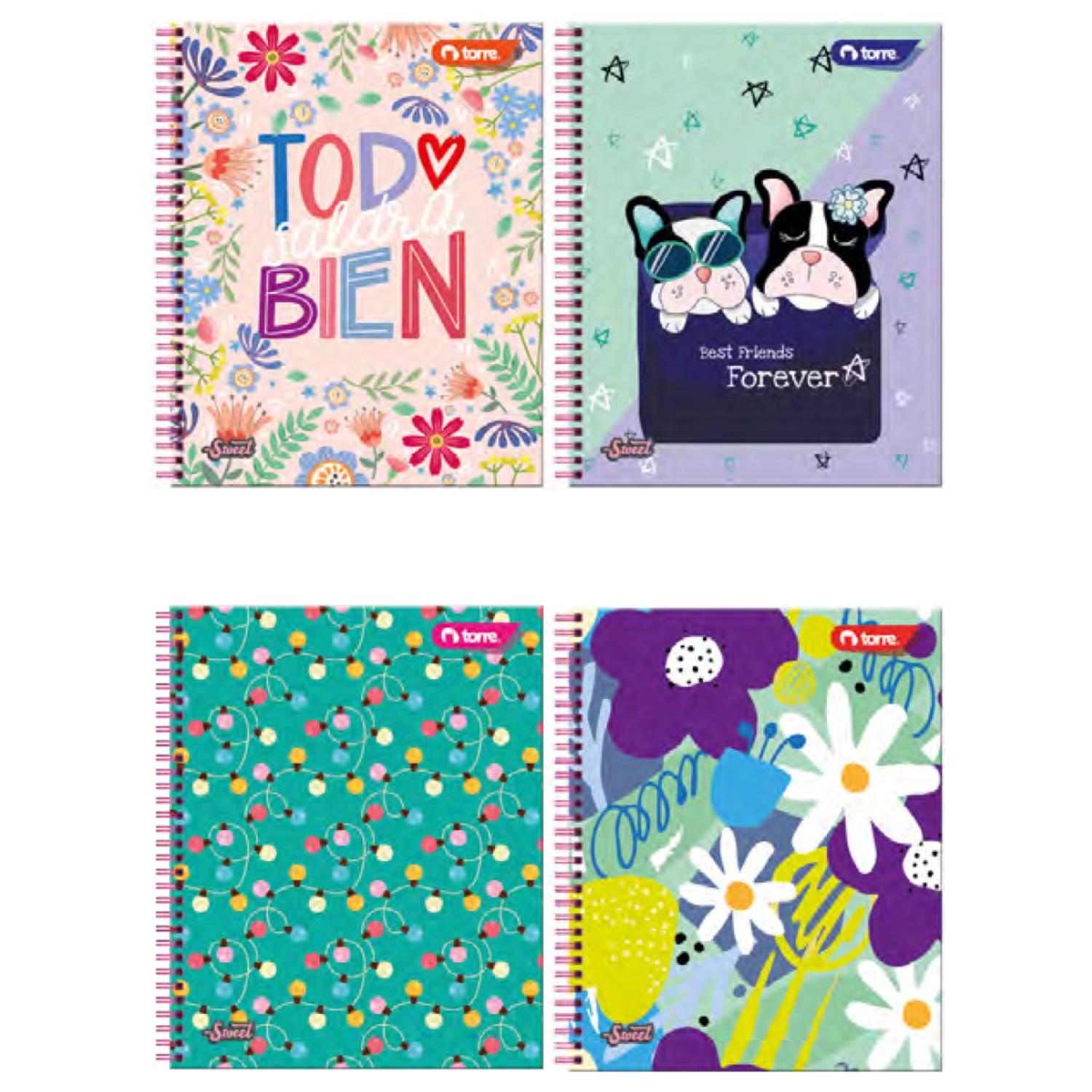 PACK 10 CUADERNOS UNIV. MUJER 7MM 100 HJS - 3
