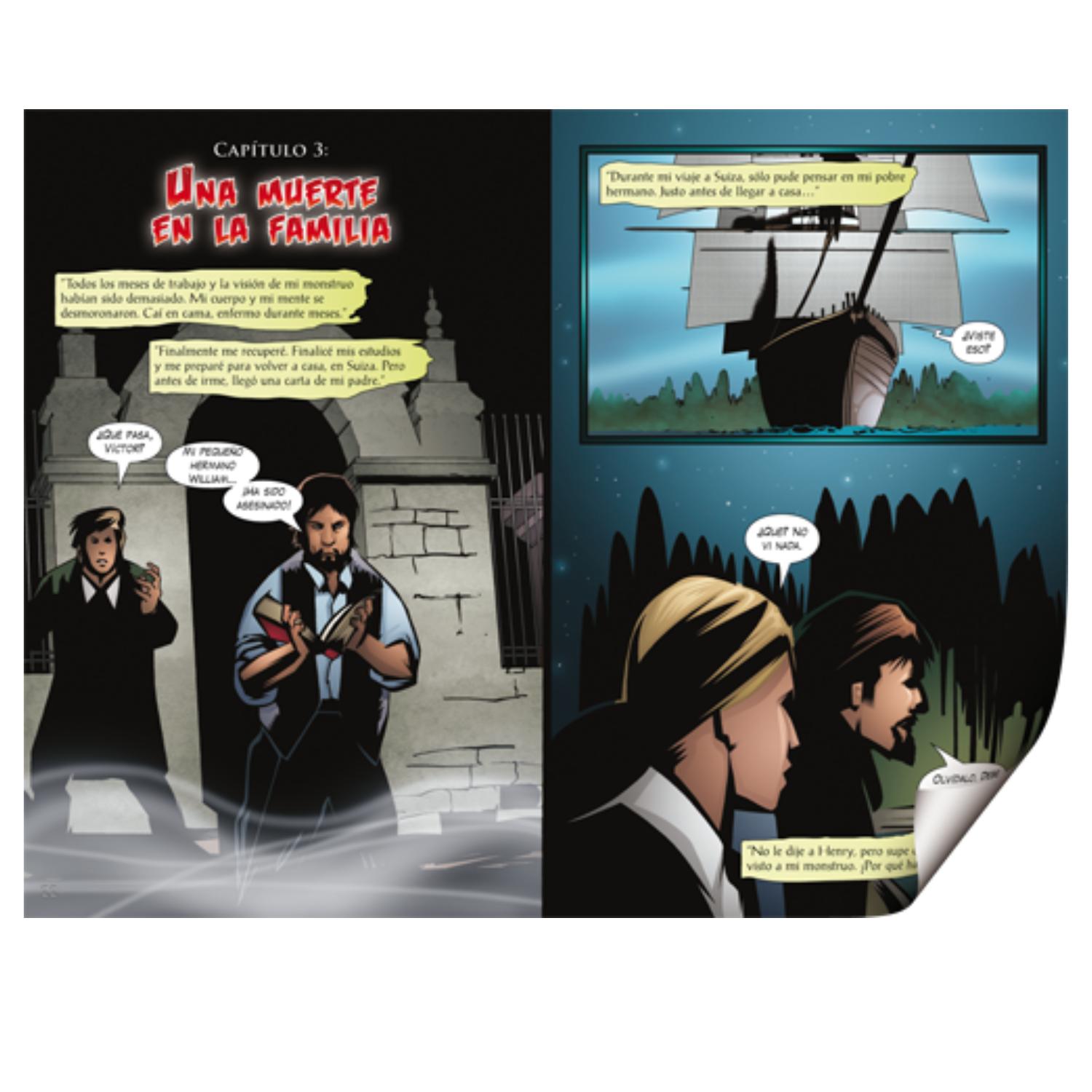 LIBRO FRANKENSTEIN - NOVELA GRÁFICA - 2