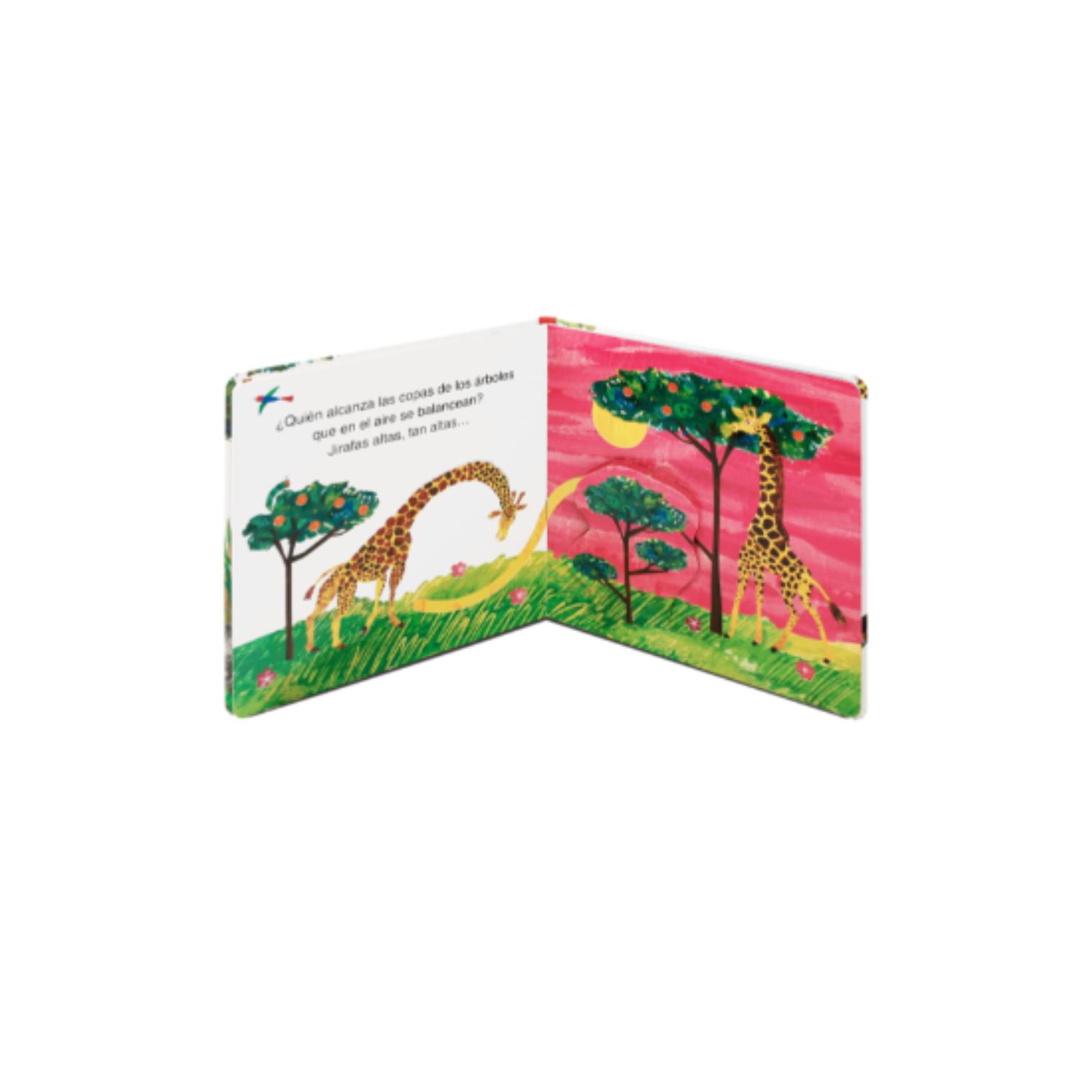 LIBRO LA PEQUEÑA ORUGA GLOTONA JUEGA AL ESCONDITE CON LOS ANIMALES SALVAJES - ERIC CARLE - 2