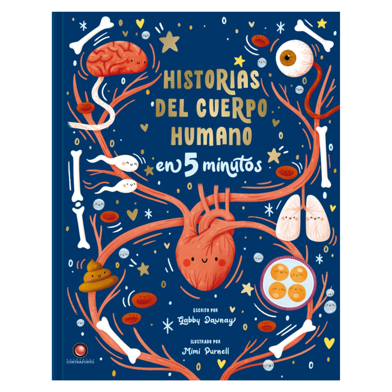 LIBRO HISTORIAS DEL CUERPO HUMANO EN 5 MINUTOS - GABBY DAWNAY - 1