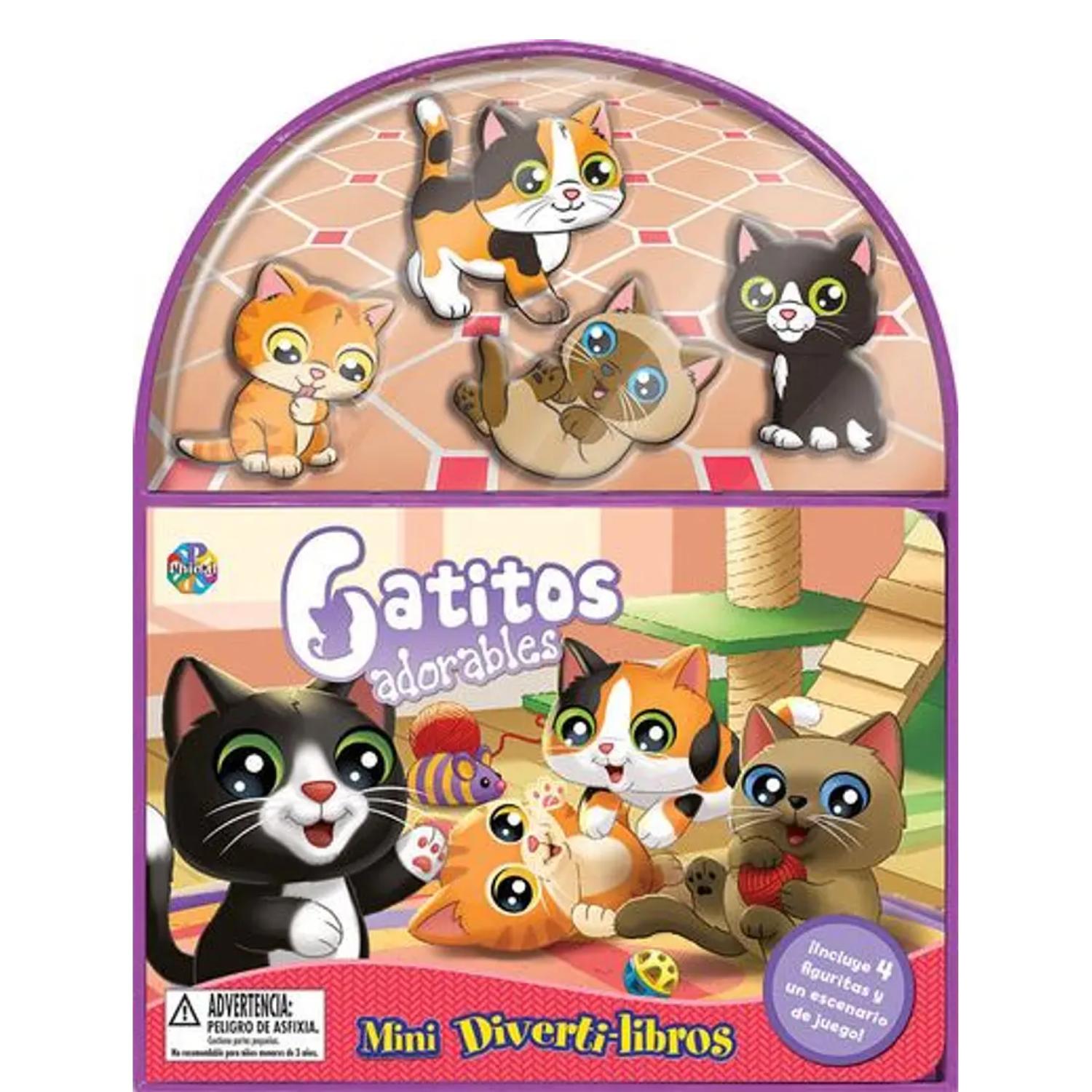 GATITOS ADORABLES - MINI DIVERTI - LIBROS - VVAA - 1