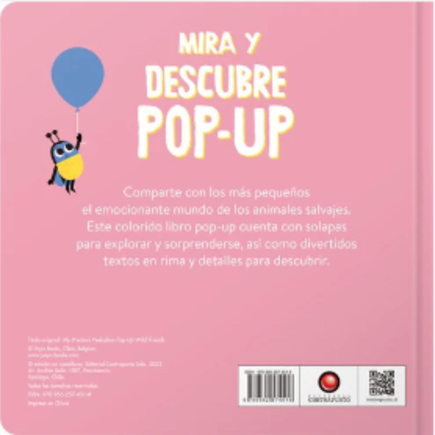 LIBRO MIRA Y DESCUBRE POP - UP AMIGOS DE LA SELVA - YOYO BOOKS - 2