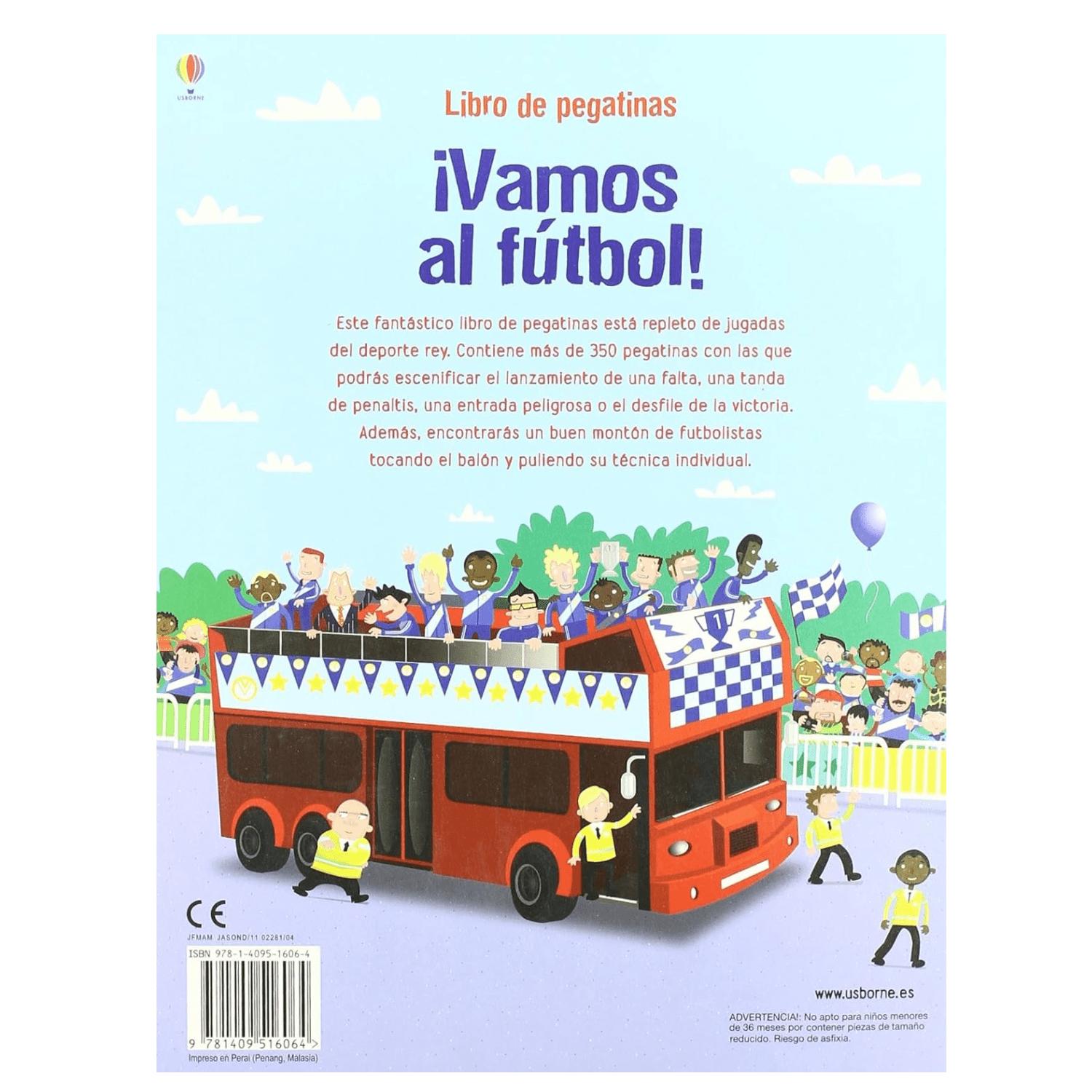 LIBRO DE PEGATINAS - VAMOS AL FÚTBOL - 2
